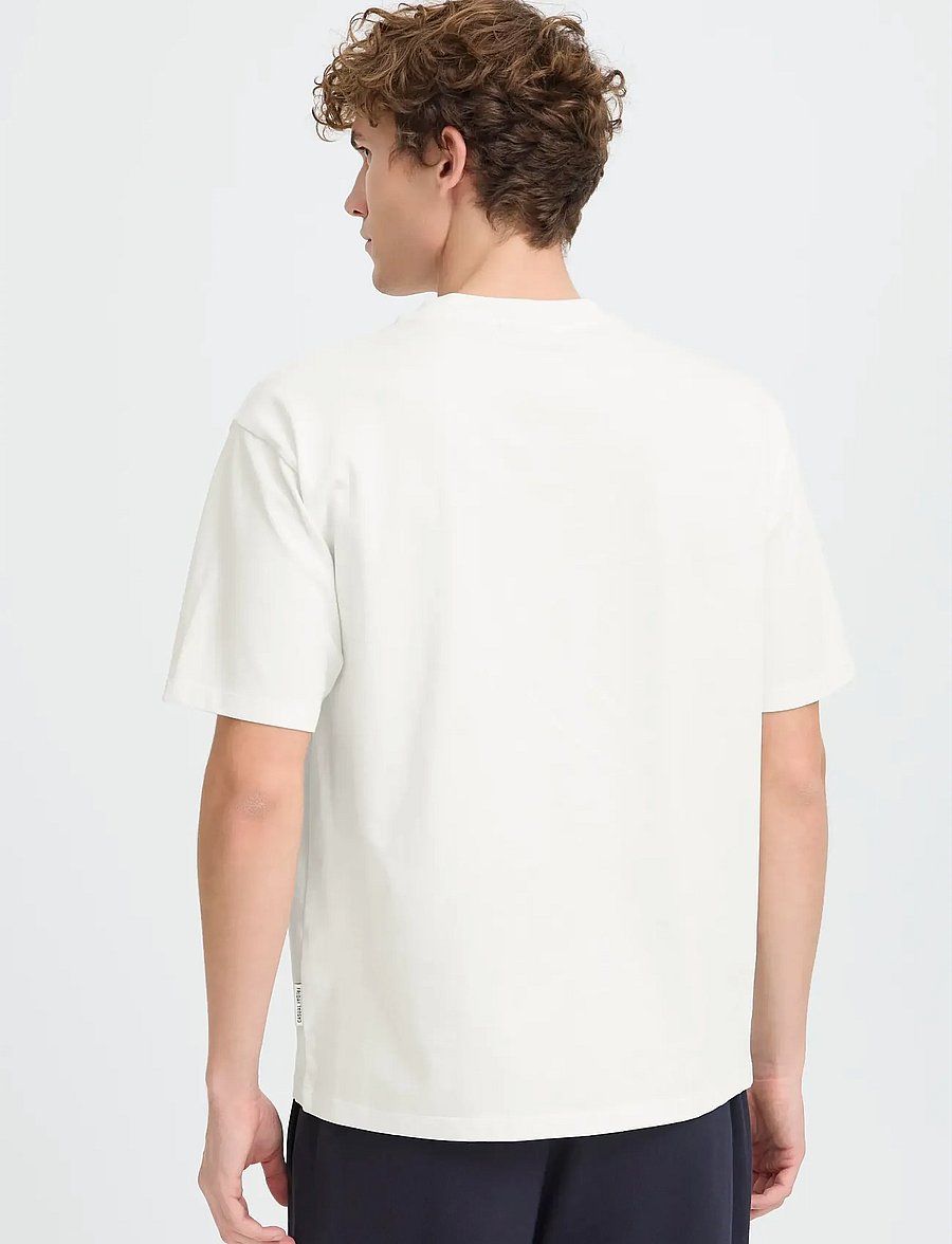 Casual Friday - CFARLAN RELAXED T-SHIRT - short-sleeved t-shirts - cloud dancer - 4