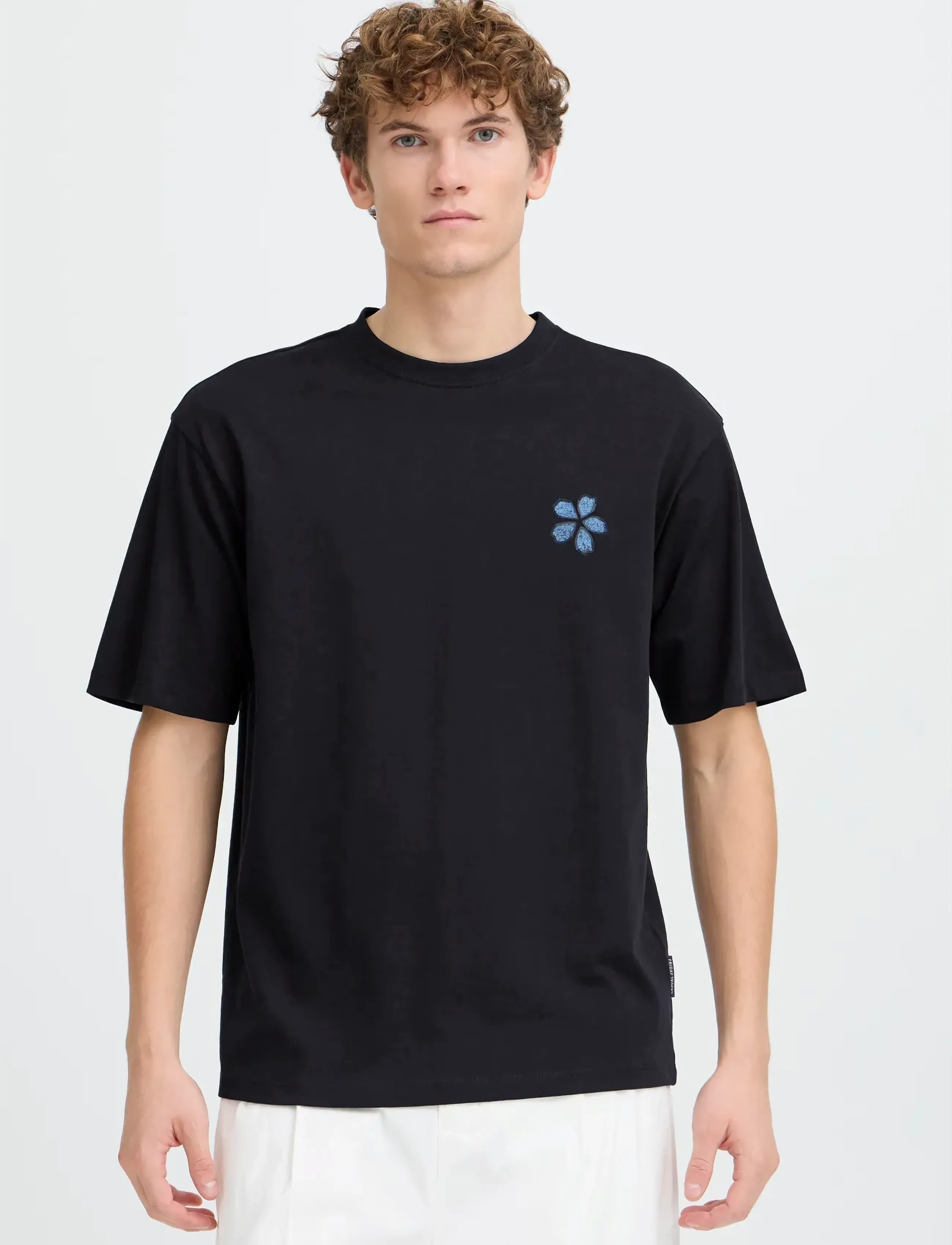 Casual Friday - CFARLAN RELAXED T-SHIRT - short-sleeved t-shirts - dark navy - 3
