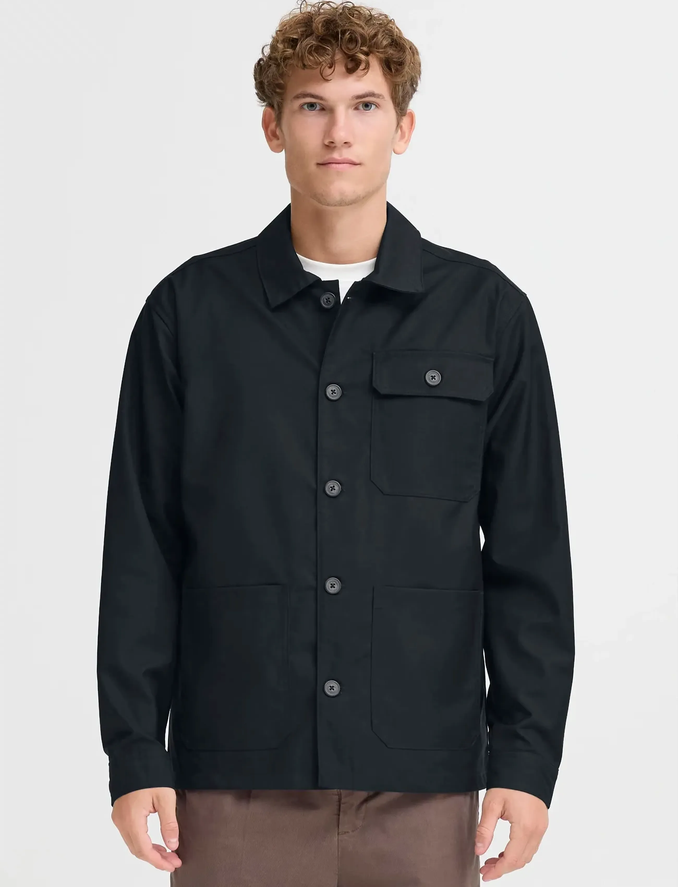 Casual Friday - CFEVANS SHACKET - vårjackor - dark navy - 3