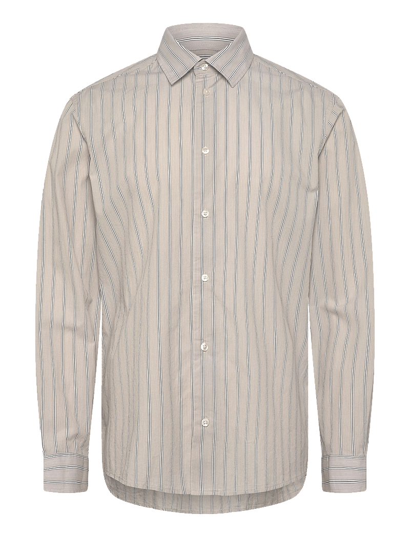 Casual Friday - CFOLSSON STRIPED SHIRT - gestreifte hemden - island fossil - 0