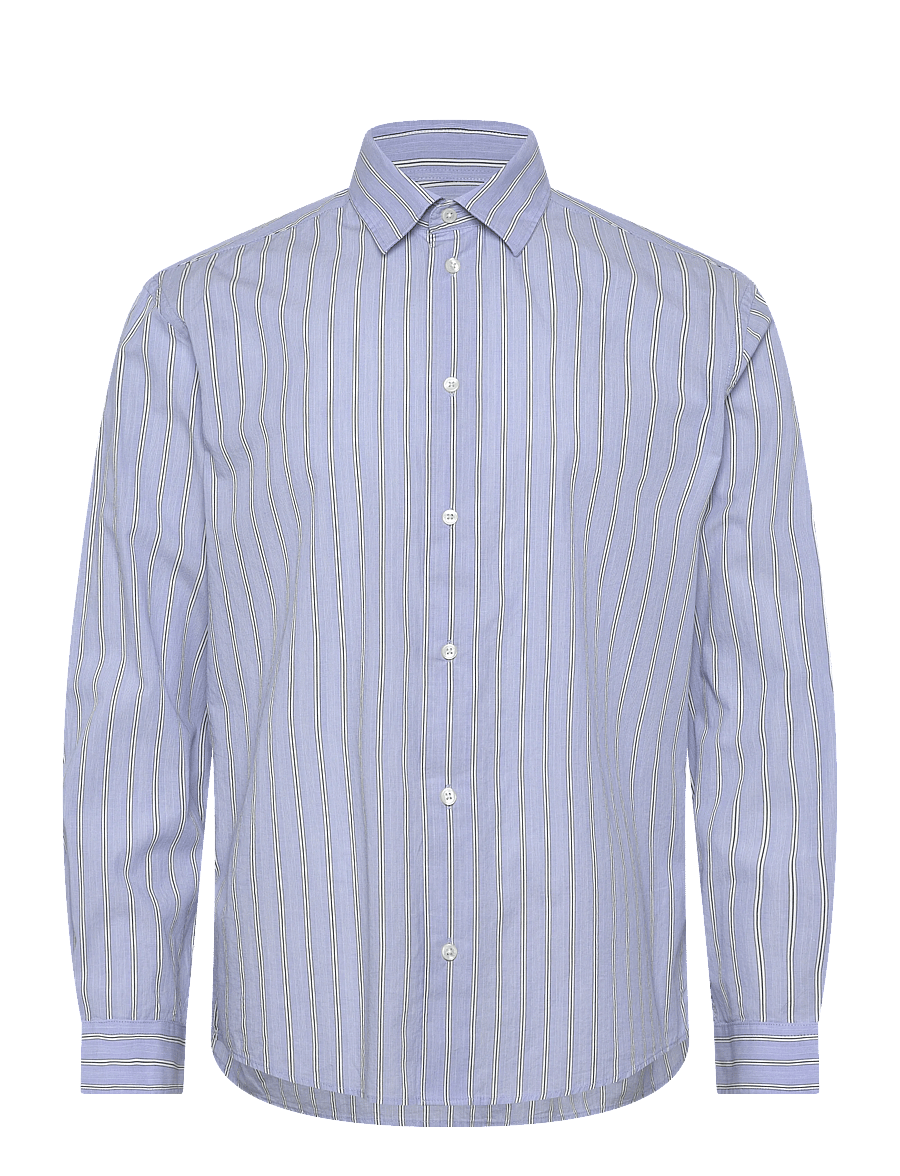 Casual Friday - CFOLSSON STRIPED SHIRT - randiga skjortor - vista blue - 1
