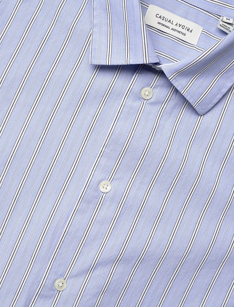 Casual Friday - CFOLSSON STRIPED SHIRT - gestreifte hemden - vista blue - 3