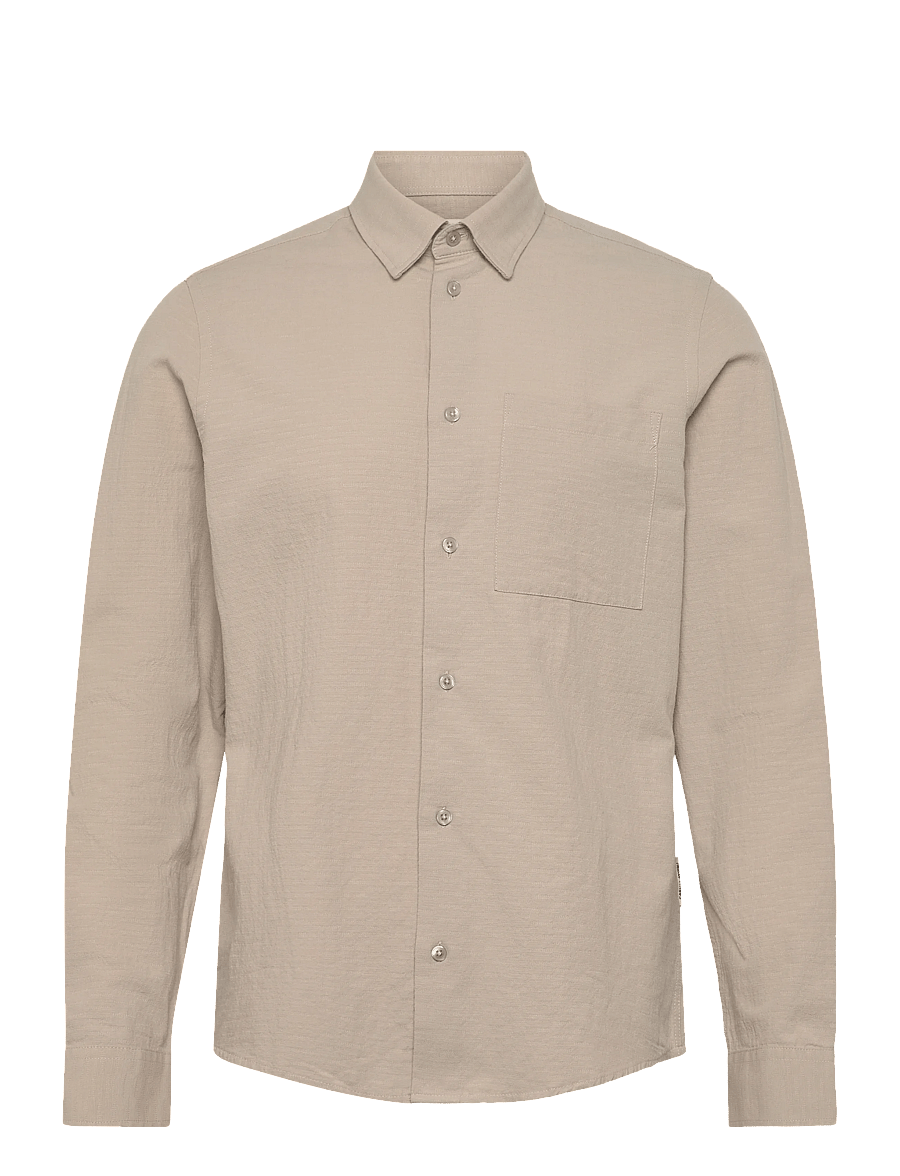 Casual Friday - CFAABERG STRUCTURED SHIRT - casual skjortor - island fossil - 0