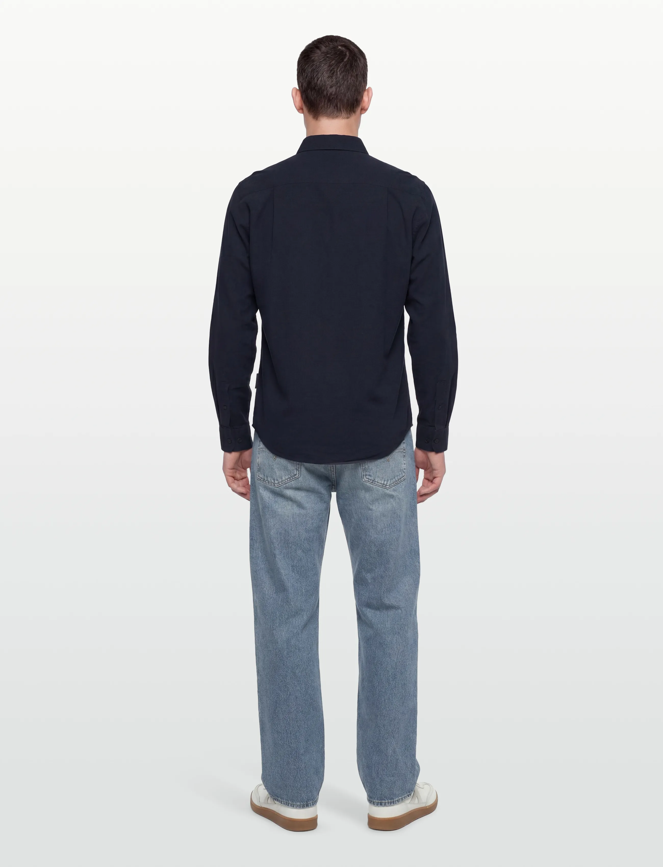 Casual Friday - CFAABERG STRUCTURED SHIRT - laveste priser - navy blazer - 4