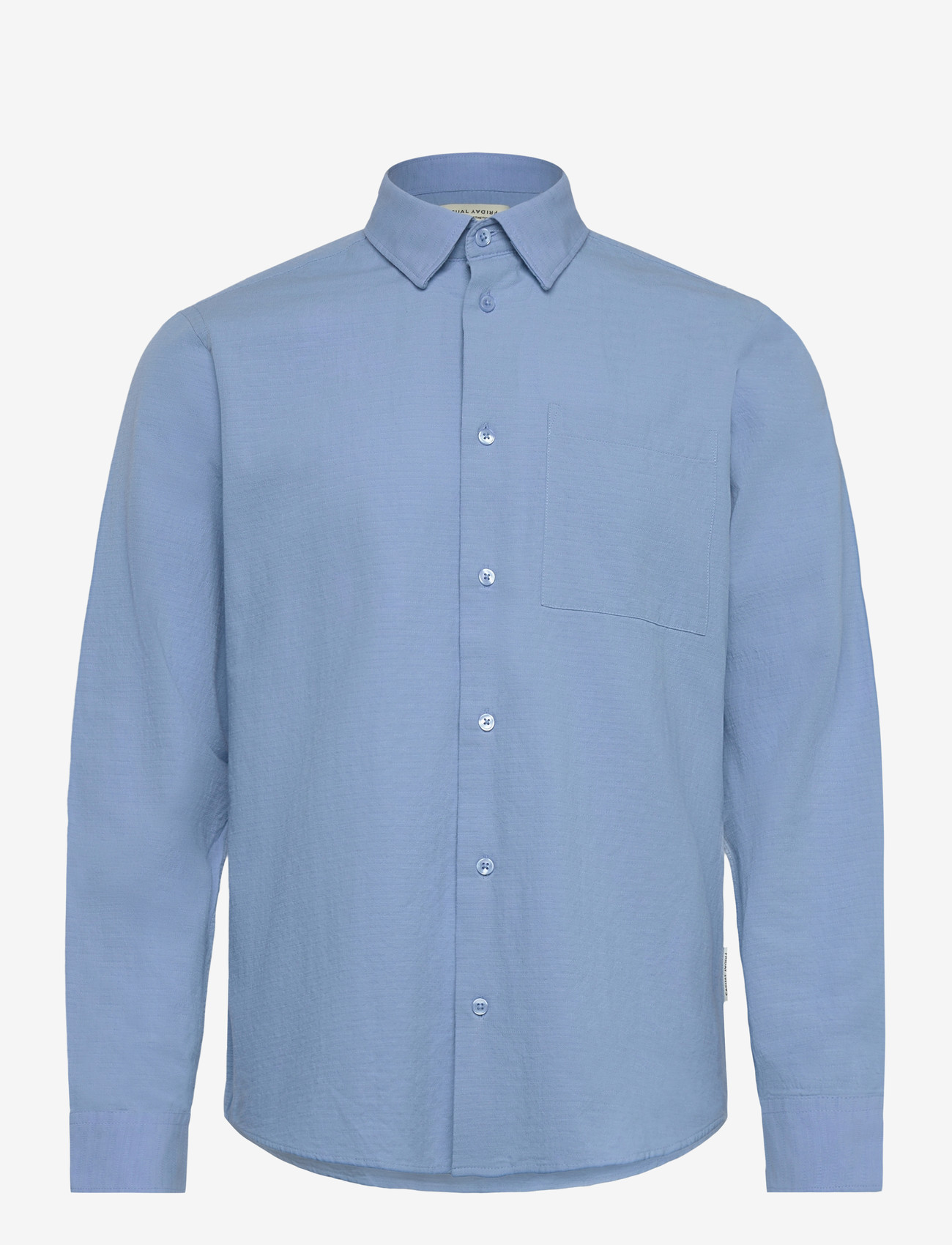 Casual Friday - CFAABERG STRUCTURED SHIRT - laveste priser - vista blue - 0