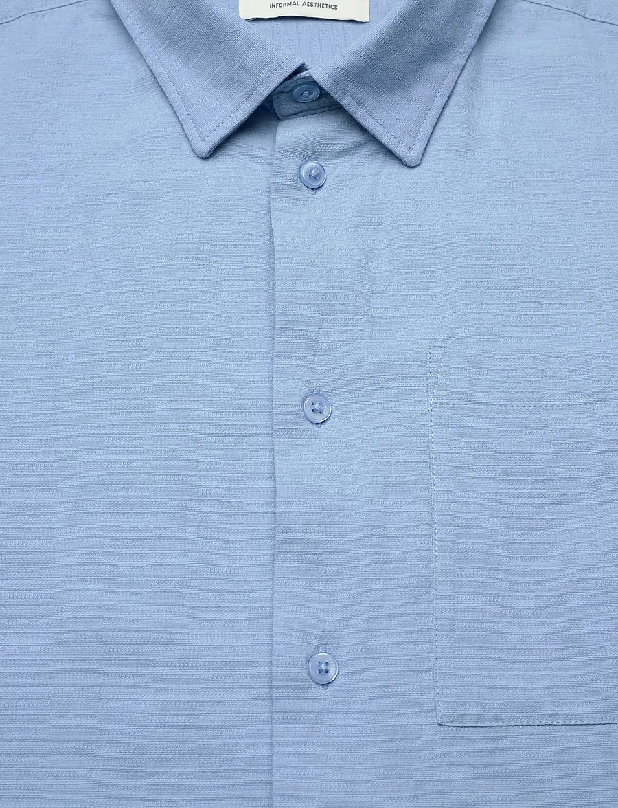 Casual Friday - CFAABERG STRUCTURED SHIRT - casual skjorter - vista blue - 5