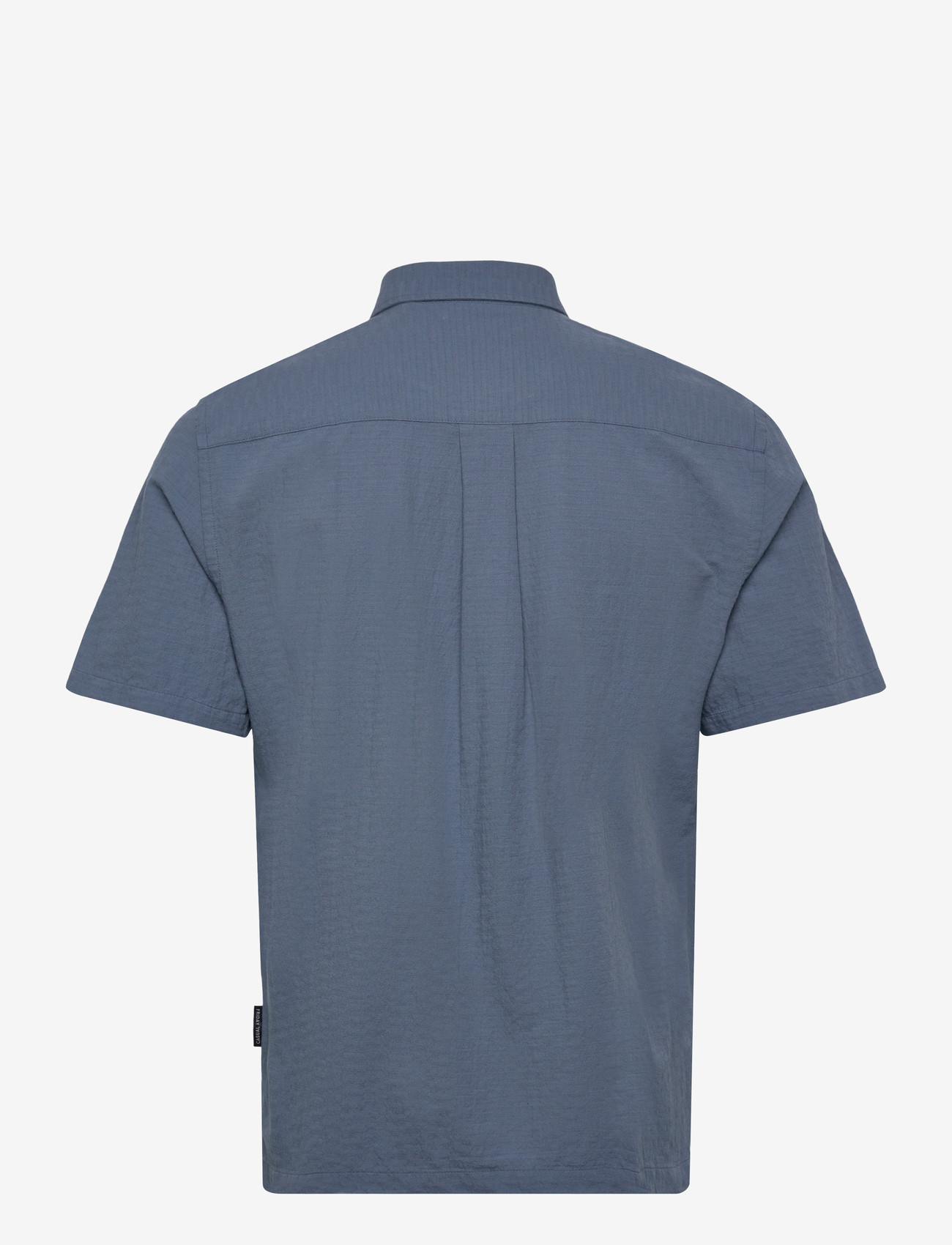 Casual Friday - CFAABERG SS STRUCTURED SHIRT - kurzarmhemden - bering sea - 1