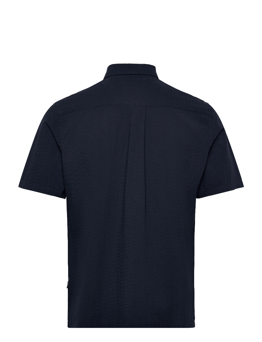 Casual Friday - CFAABERG SS STRUCTURED SHIRT - short-sleeved shirts - navy blazer - 1