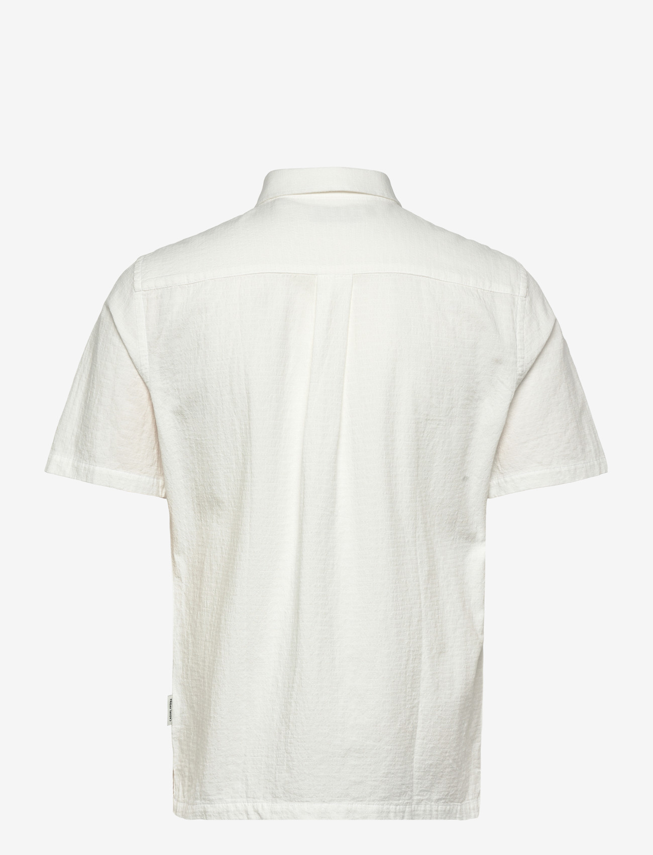 Casual Friday - CFAABERG SS STRUCTURED SHIRT - kurzarmhemden - snow white - 1