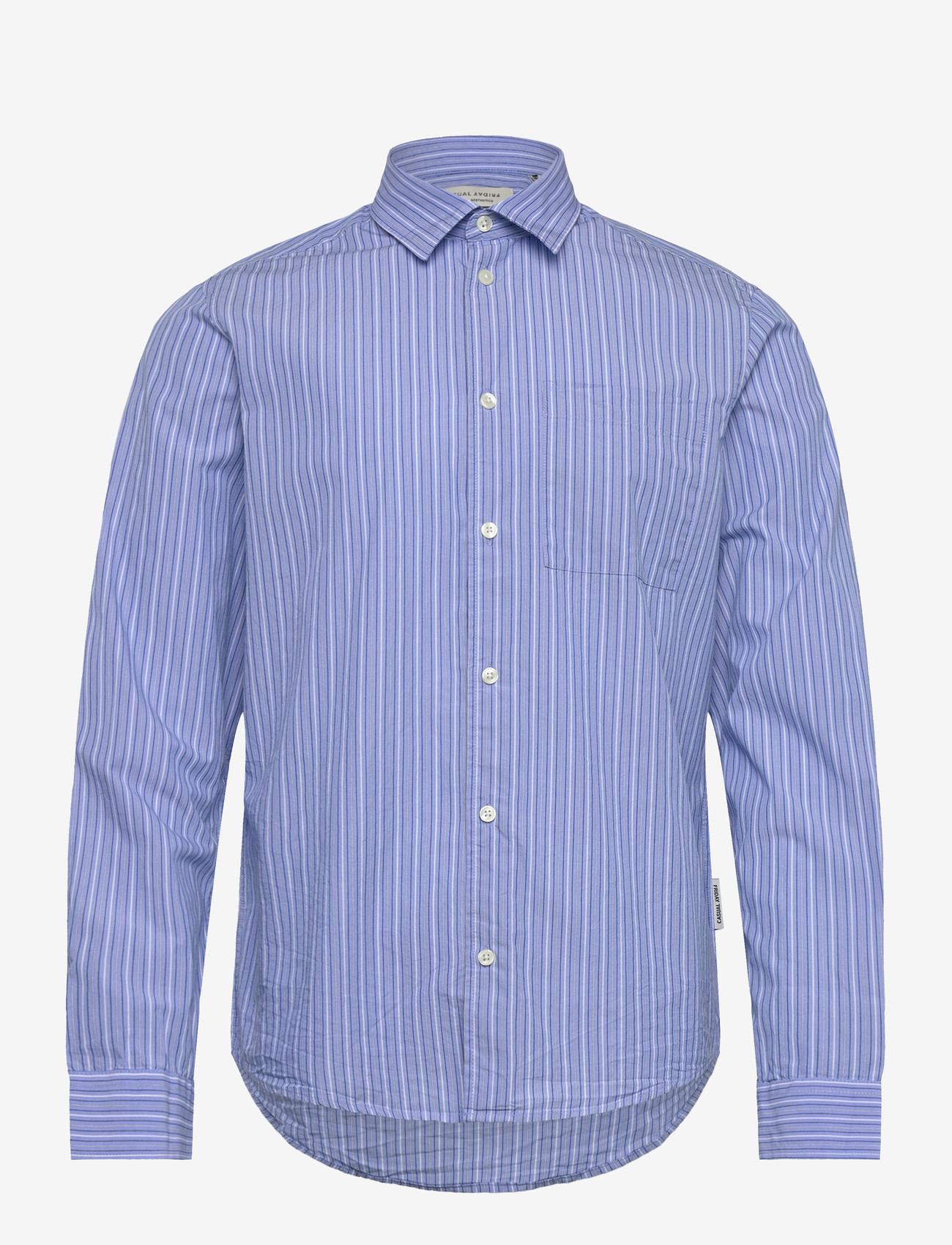 Casual Friday - CFJANSSON STRIPED SHIRT - gestreifte hemden - vista blue - 0