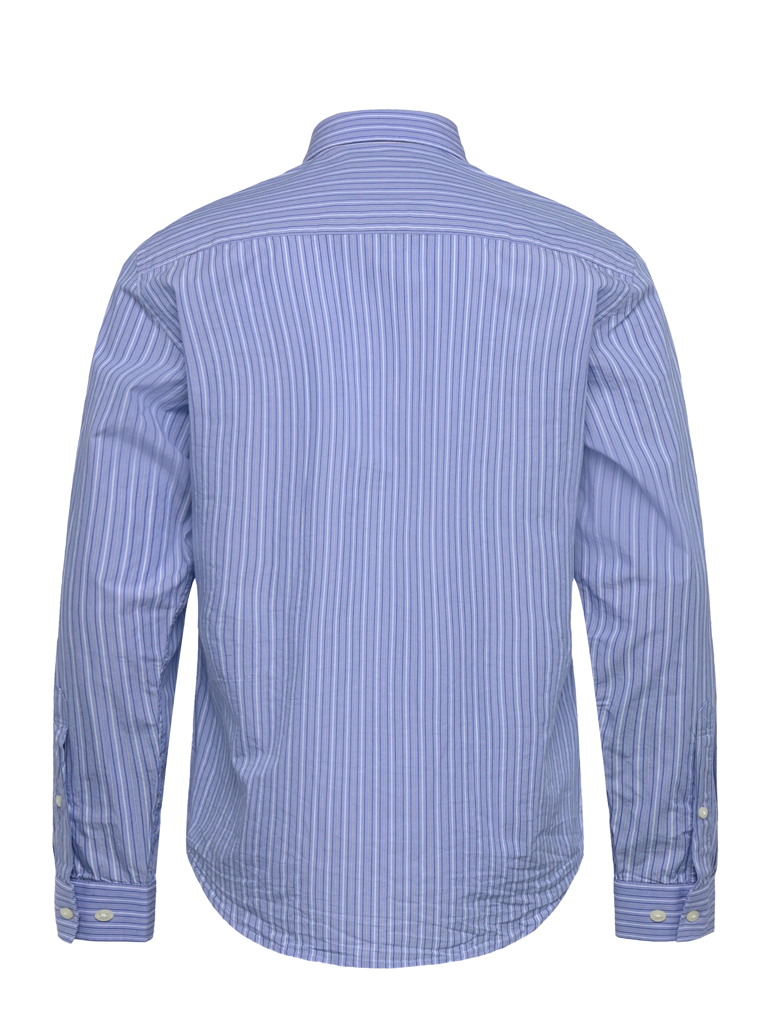 Casual Friday - CFJANSSON STRIPED SHIRT - triibulised särgid - vista blue - 1
