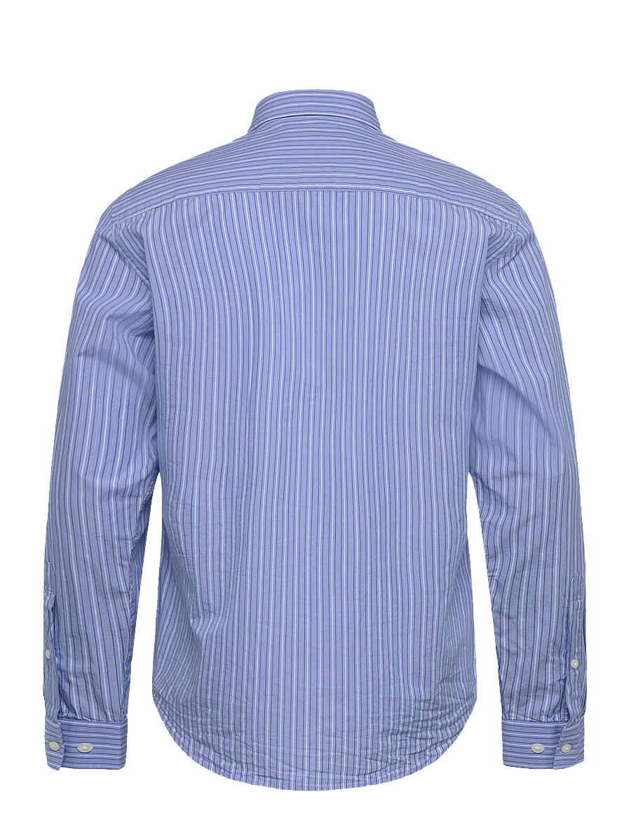 Casual Friday - CFJANSSON STRIPED SHIRT - triibulised särgid - vista blue - 1