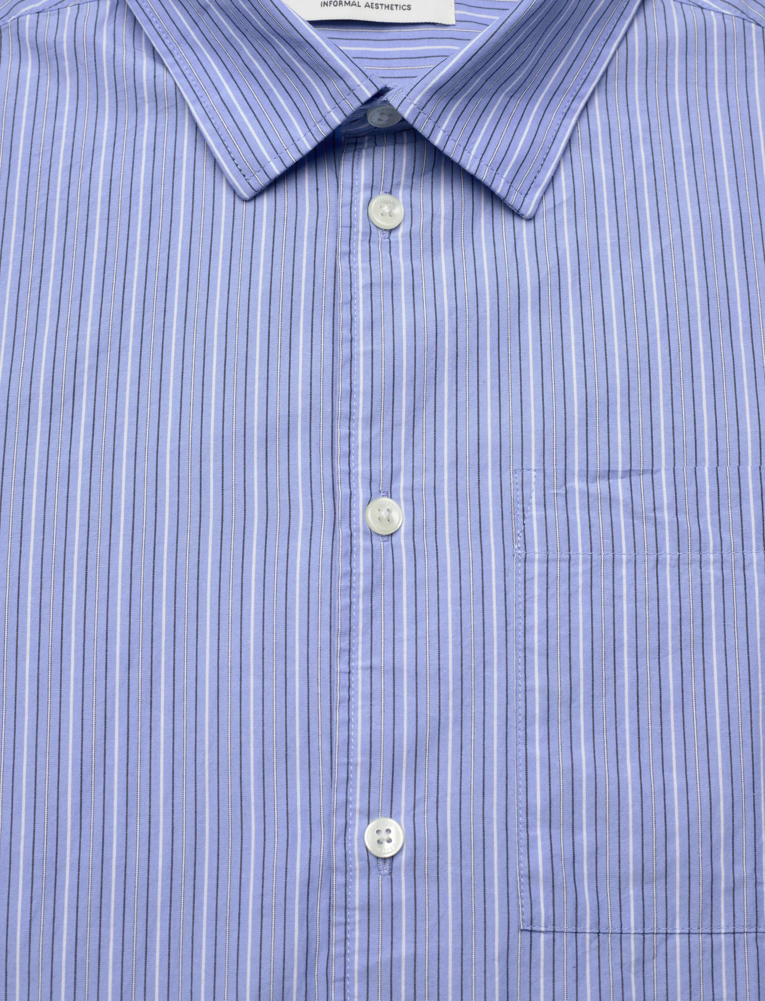 Casual Friday - CFJANSSON STRIPED SHIRT - triibulised särgid - vista blue - 2