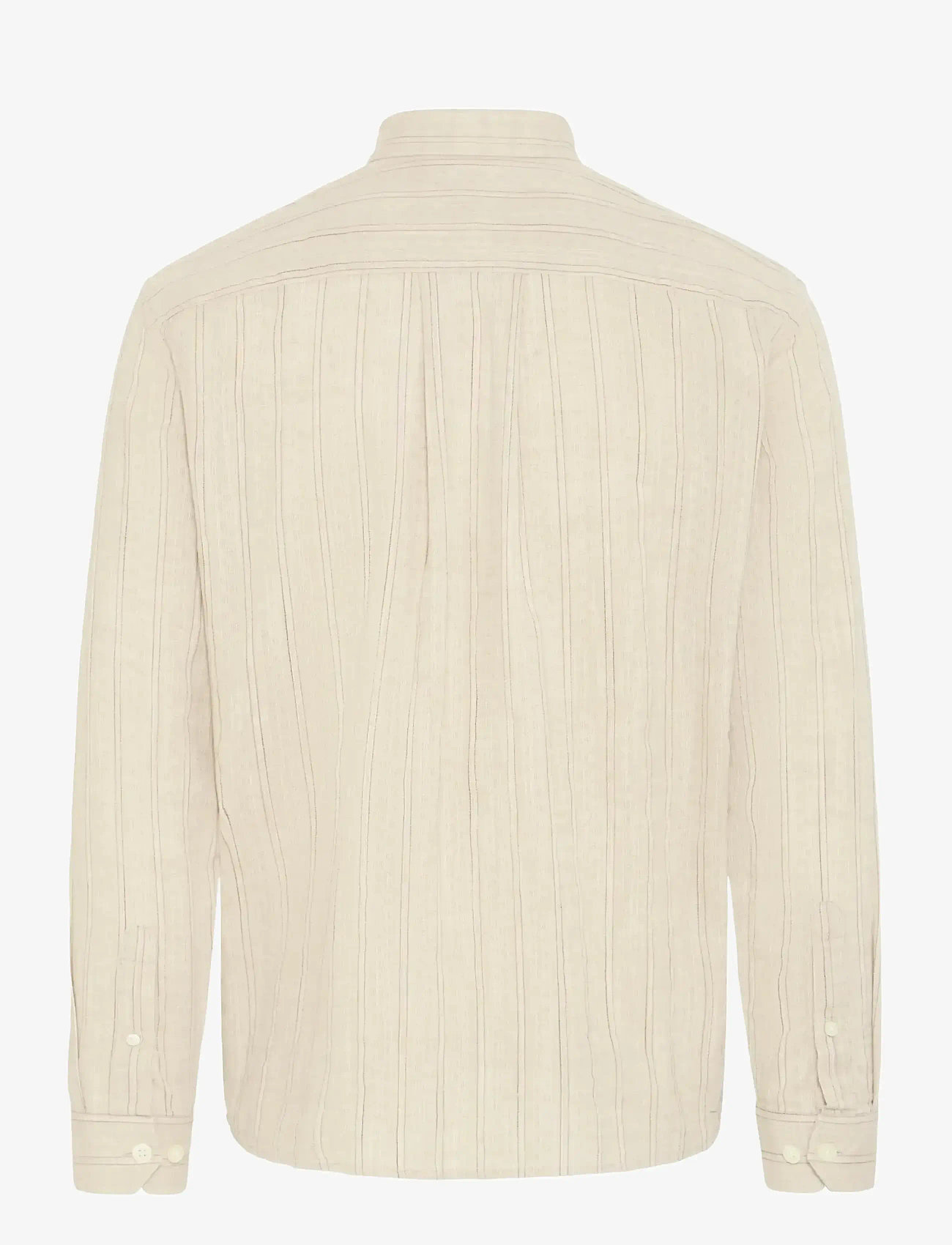 Casual Friday - CFHEDMAN DOBBY STRIPED SHIRT - triibulised särgid - island fossil - 2