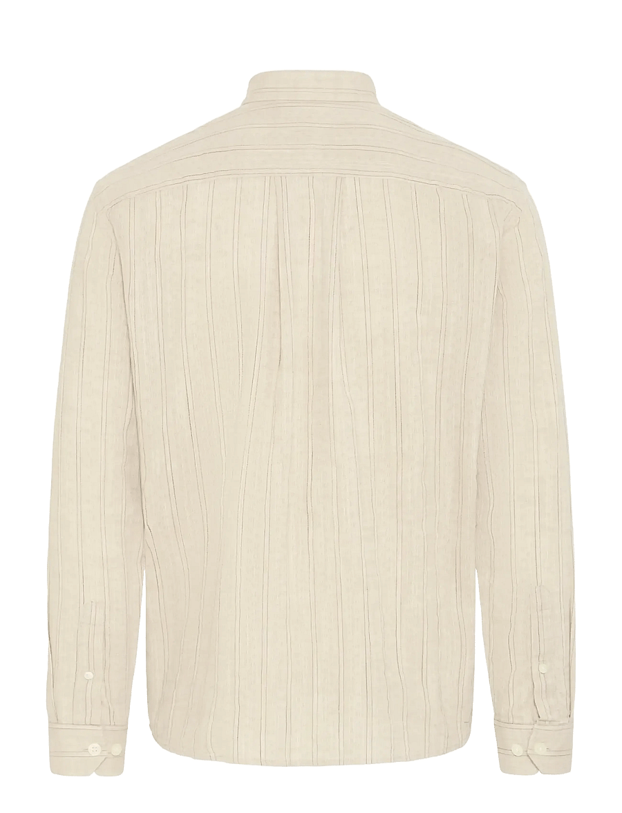 Casual Friday - CFHEDMAN DOBBY STRIPED SHIRT - randiga skjortor - island fossil - 2