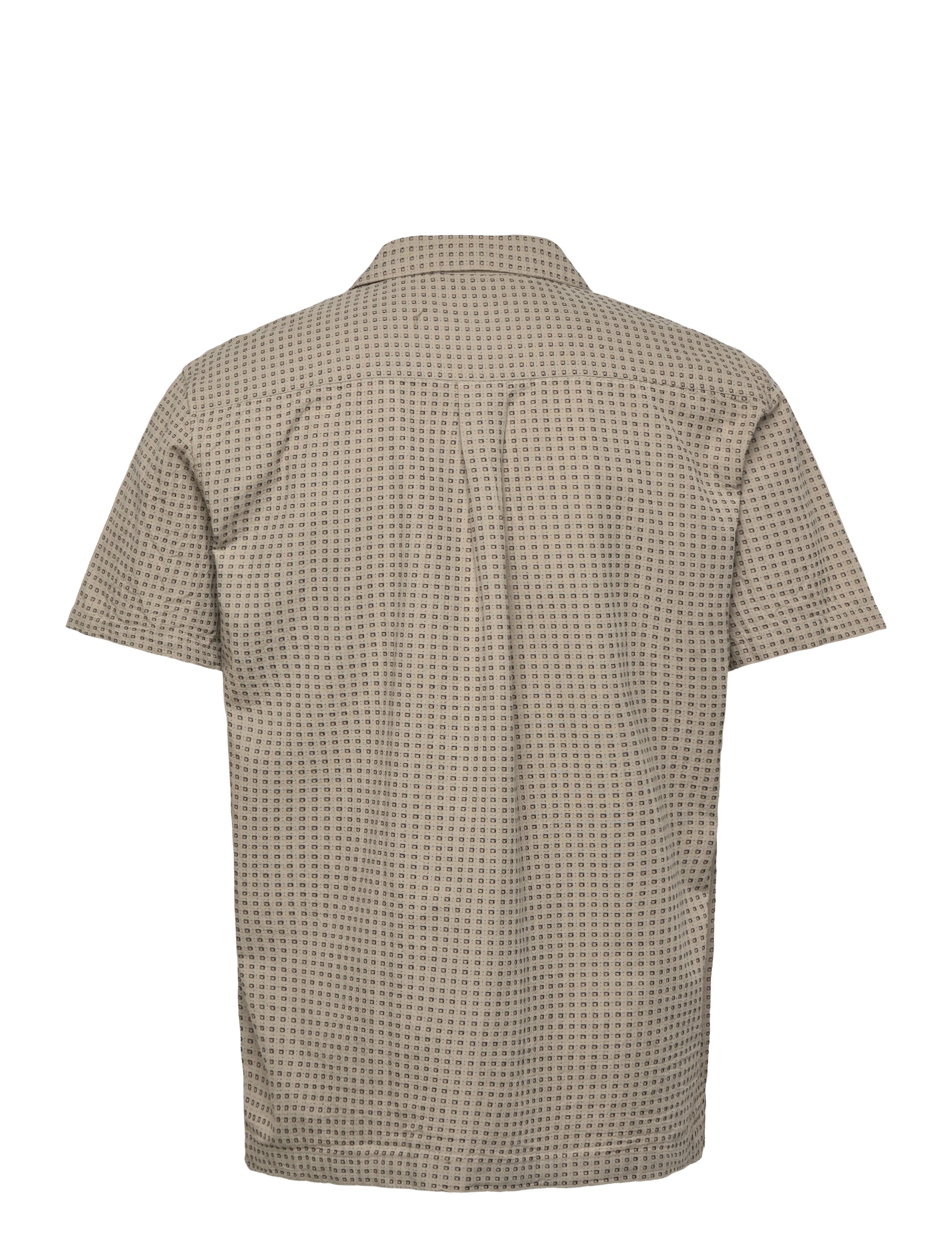 Casual Friday - CFMELIN DOBBY RESORT SHIRT - lühikeste varrukatega särgid - island fossil - 1