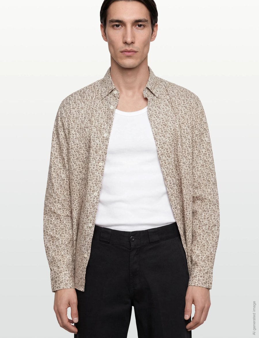 Casual Friday - CFLEVIN AOP SHIRT - hemden mit muster - cub - 3