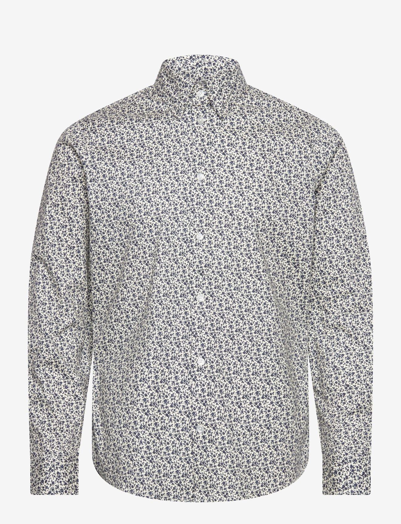 Casual Friday - CFLEVIN AOP SHIRT - mønstrede skjorter - navy blazer - 0