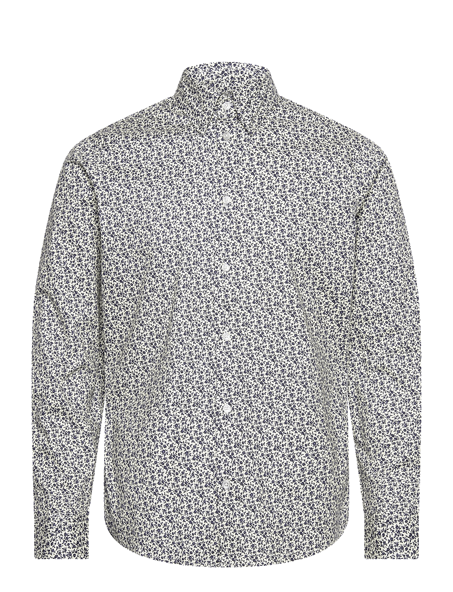 Casual Friday - CFLEVIN AOP SHIRT - hemden mit muster - navy blazer - 0