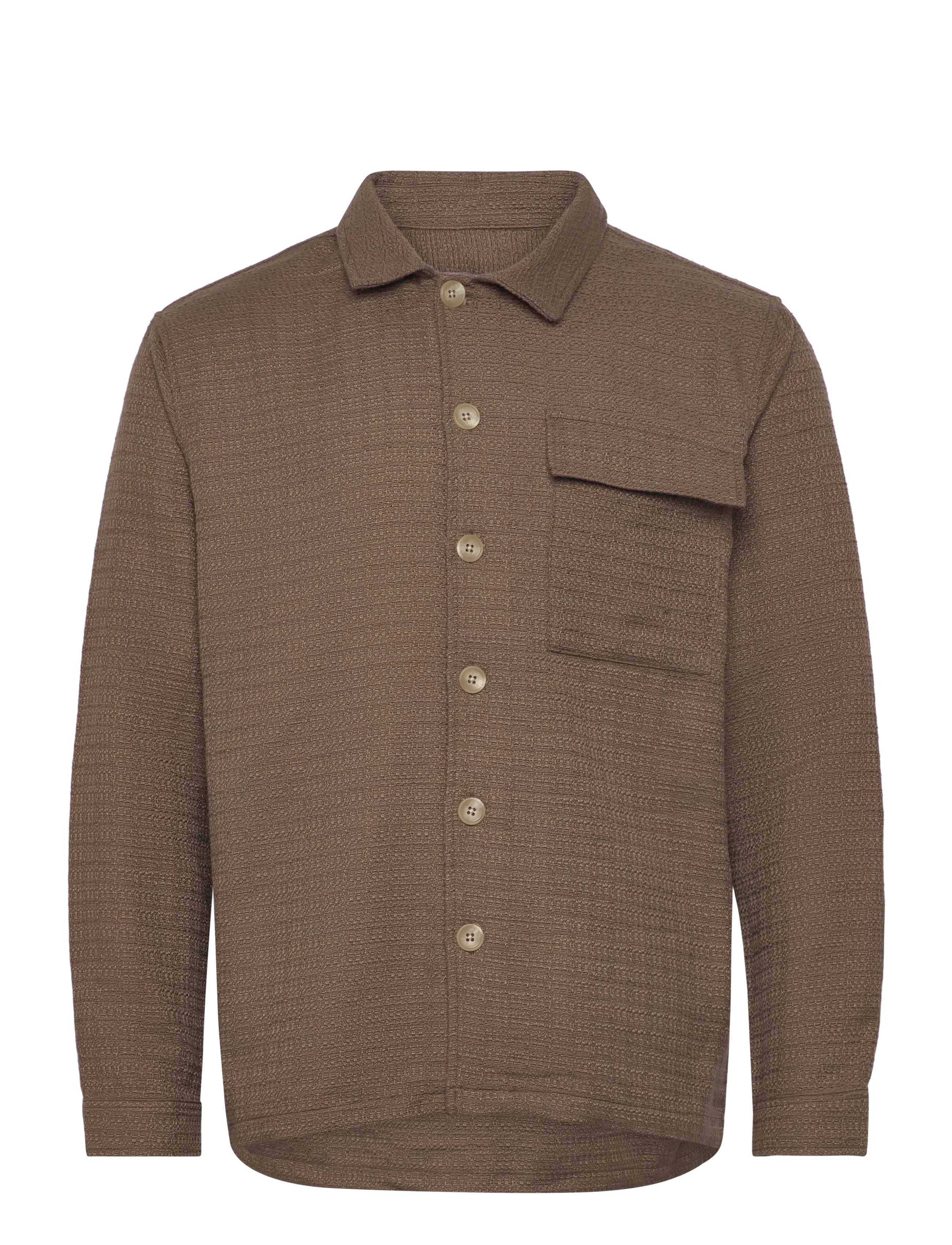 Casual Friday CFMATT STRUCTURED OVERSHIRT - Casual Friday - CUB / brown