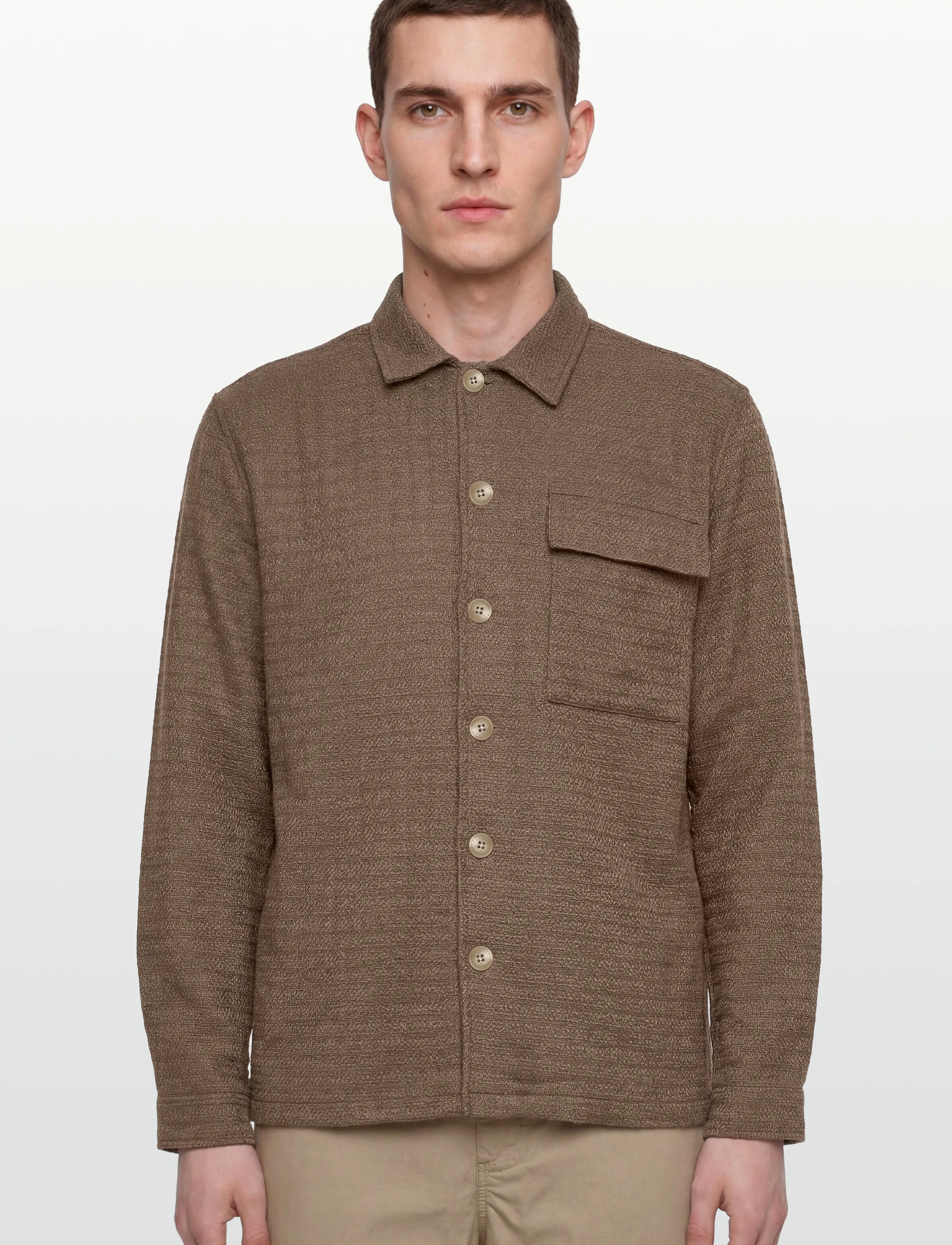 Casual Friday - CFMATT STRUCTURED OVERSHIRT - kollektionen - cub - 3