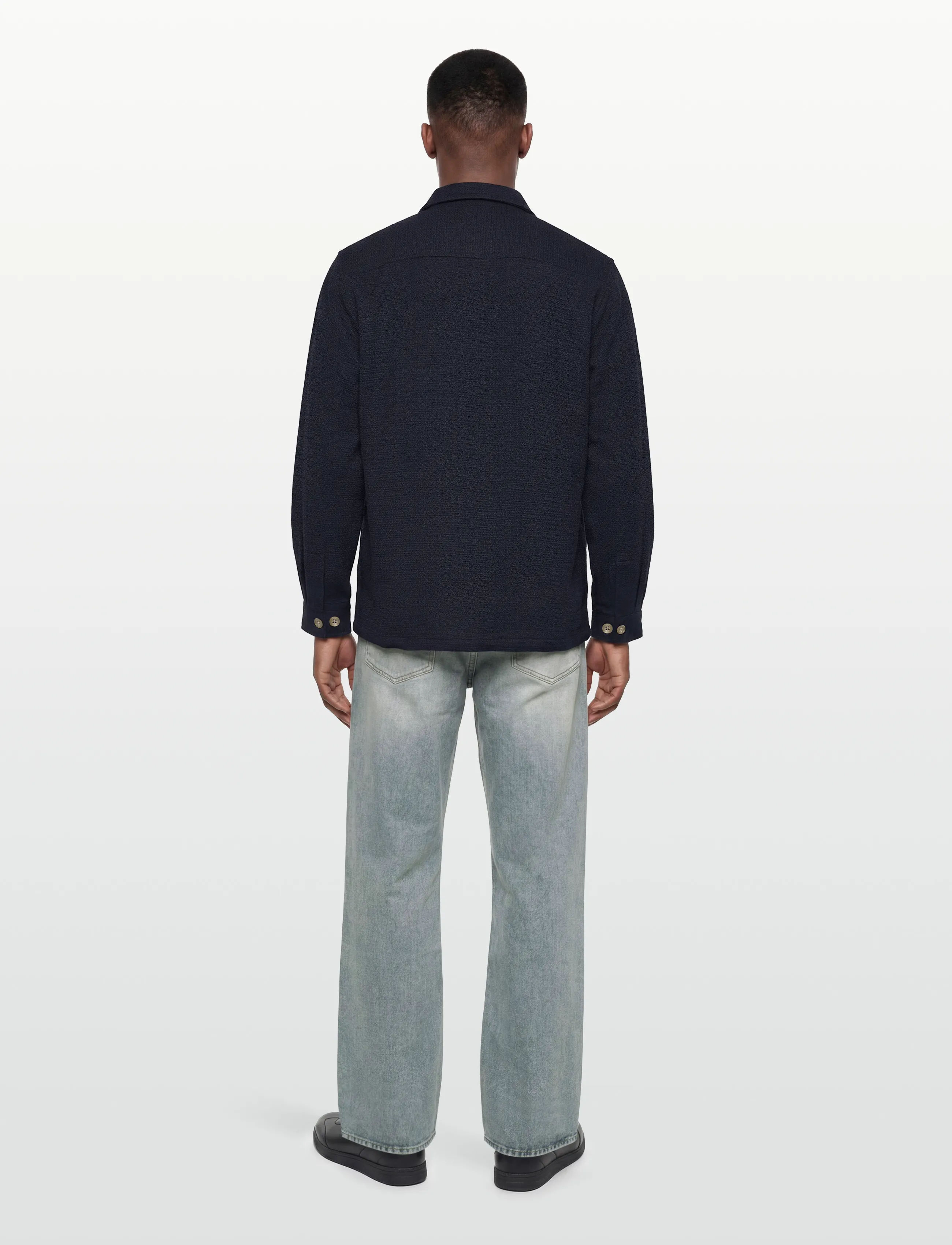 Casual Friday Cfmatt Structured Overshirt overshirts herr – bild 3