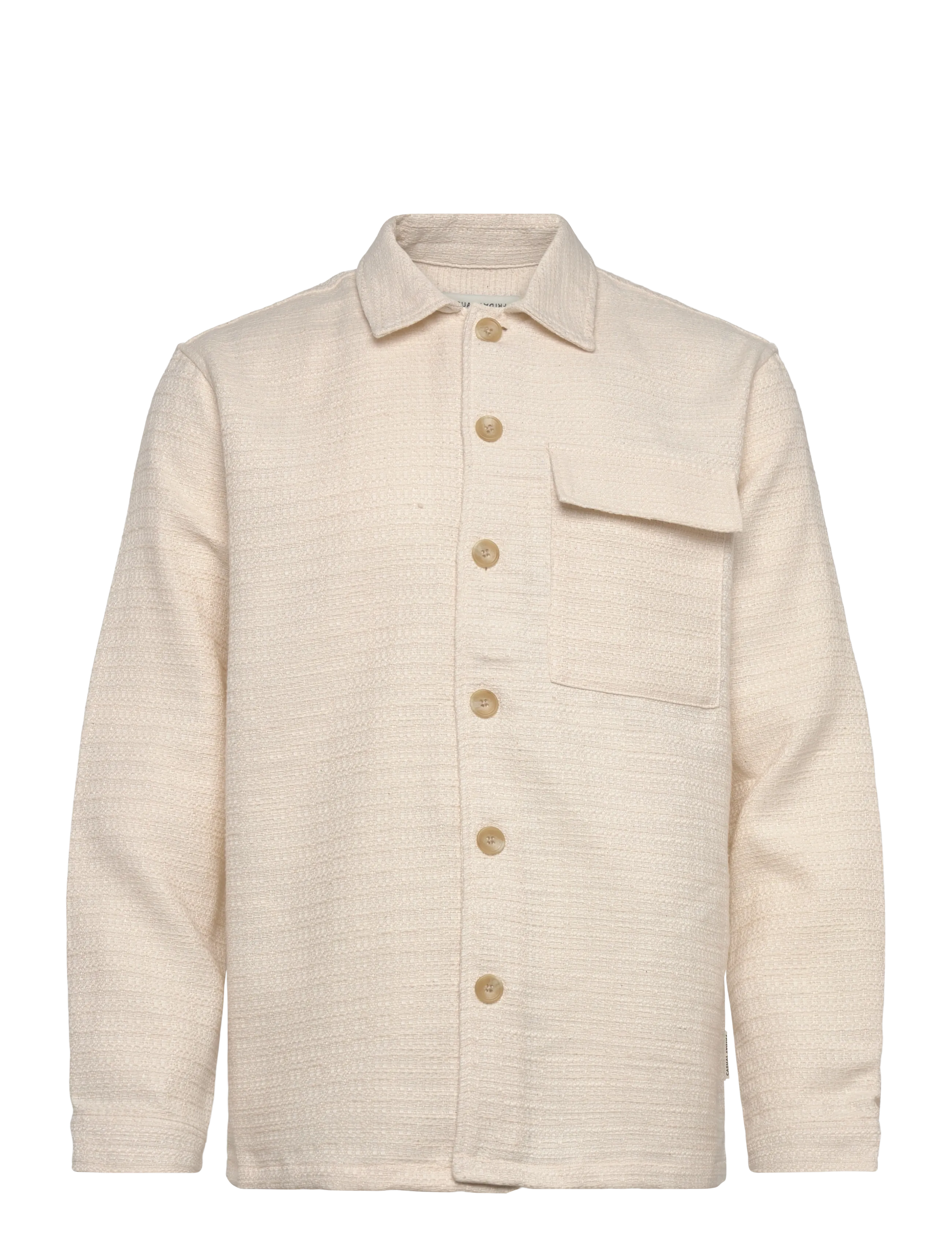 Casual Friday CFMATT STRUCTURED OVERSHIRT - Overshirts - JET STREAM / cream