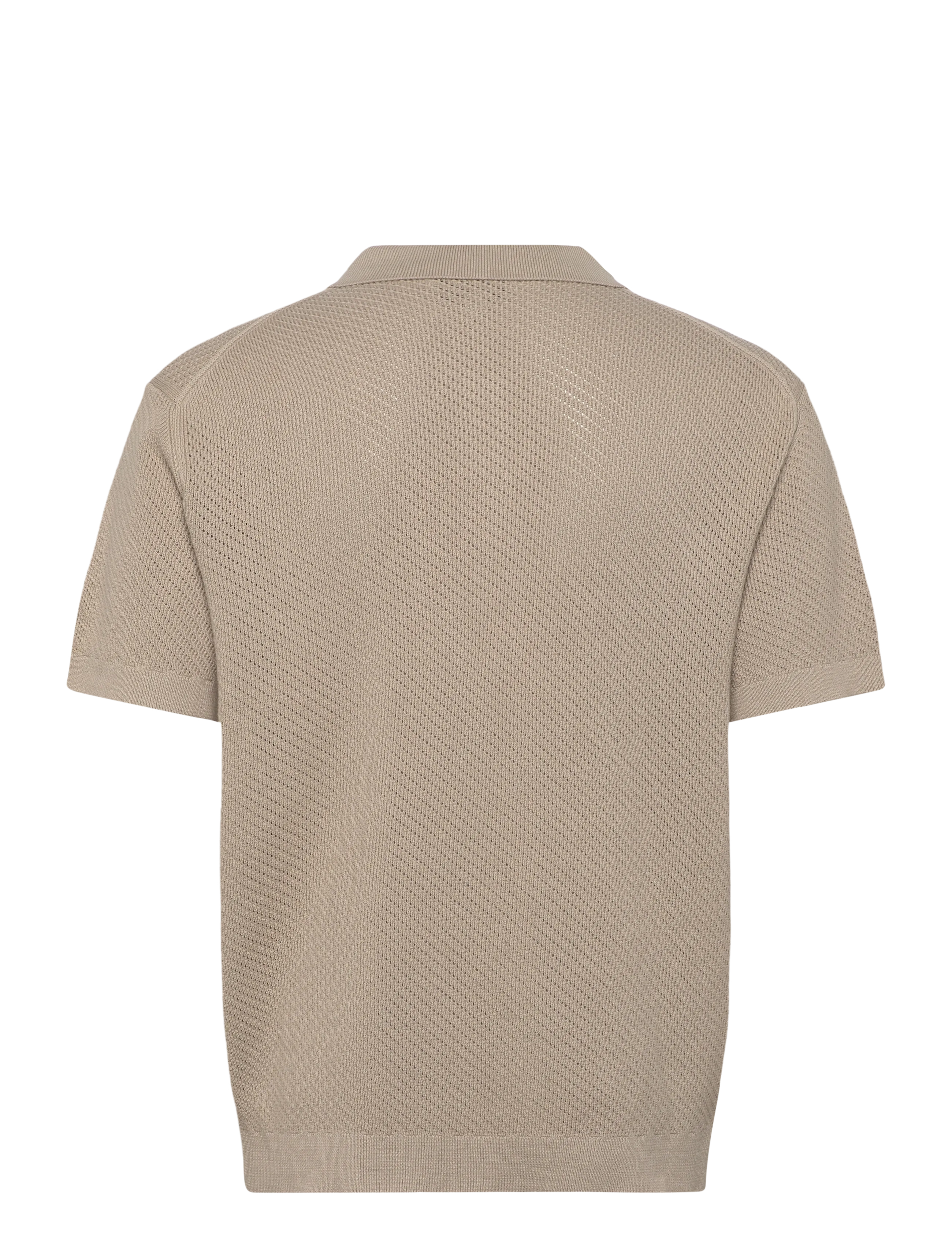 Casual Friday - CFISAKSSON SS POLO KNIT - knitted polos - island fossil - 1