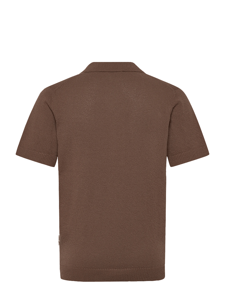 Casual Friday - CFLINDHOLM SS RESORT KNIT - kootud polosärgid - cub - 2