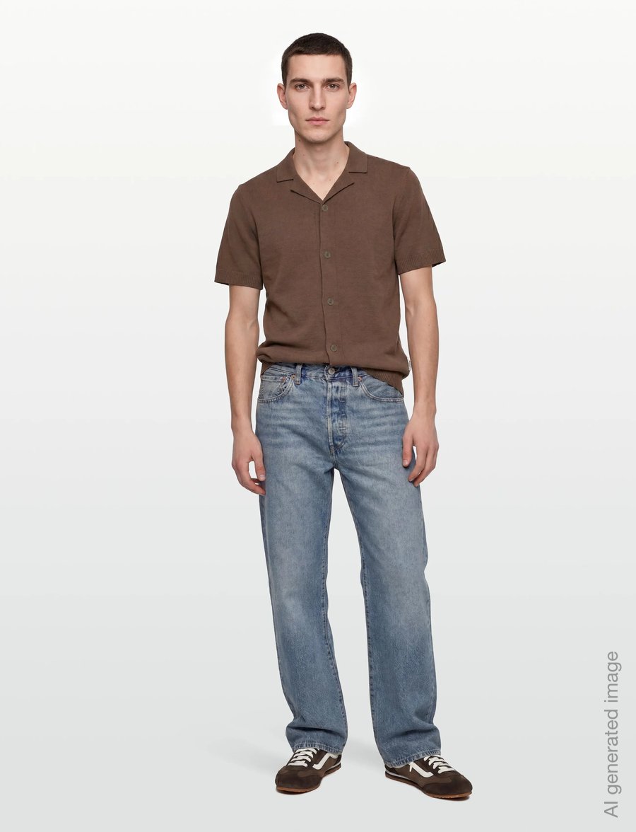 Casual Friday - CFLINDHOLM SS RESORT KNIT - kootud polosärgid - cub - 0
