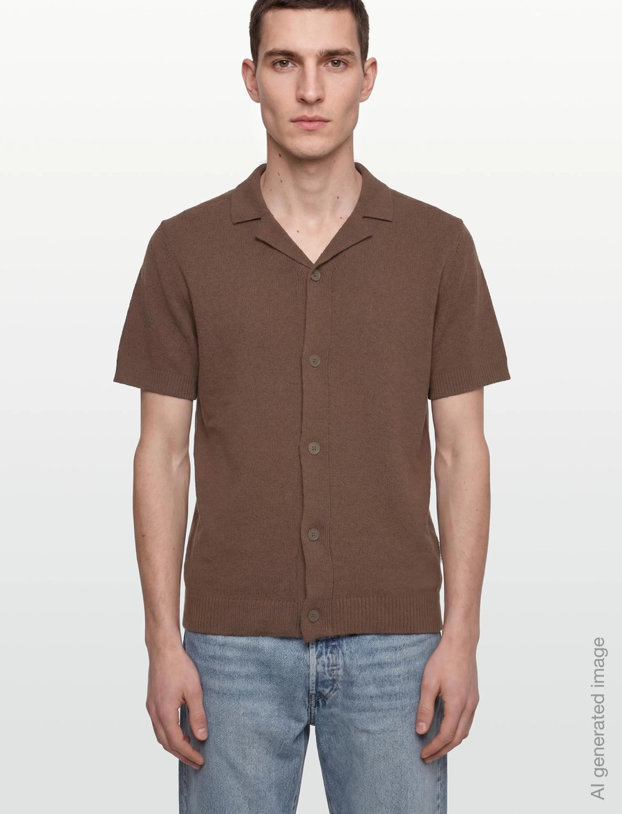 Casual Friday - CFLINDHOLM SS RESORT KNIT - kootud polosärgid - cub - 3