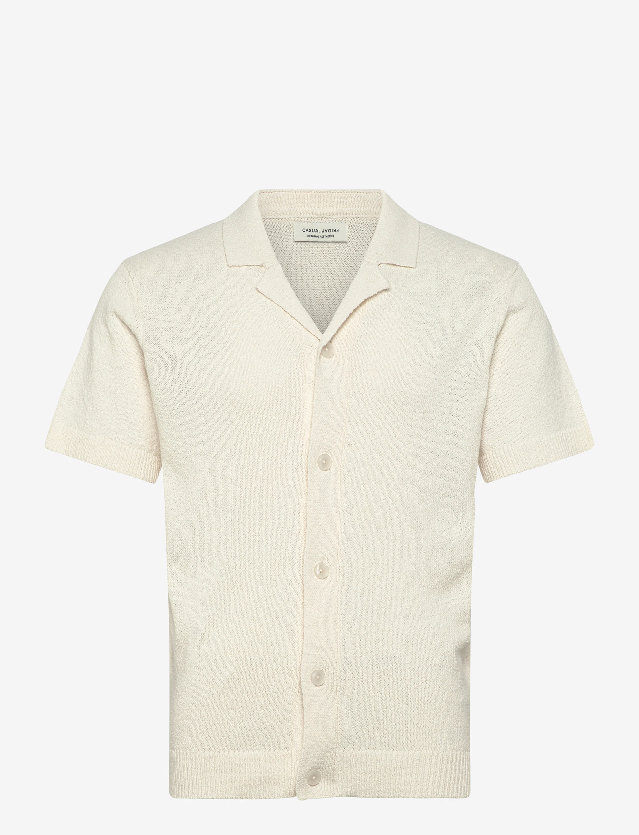 Casual Friday - CFLINDHOLM SS RESORT KNIT - gestrickte polohemden - jet stream - 0