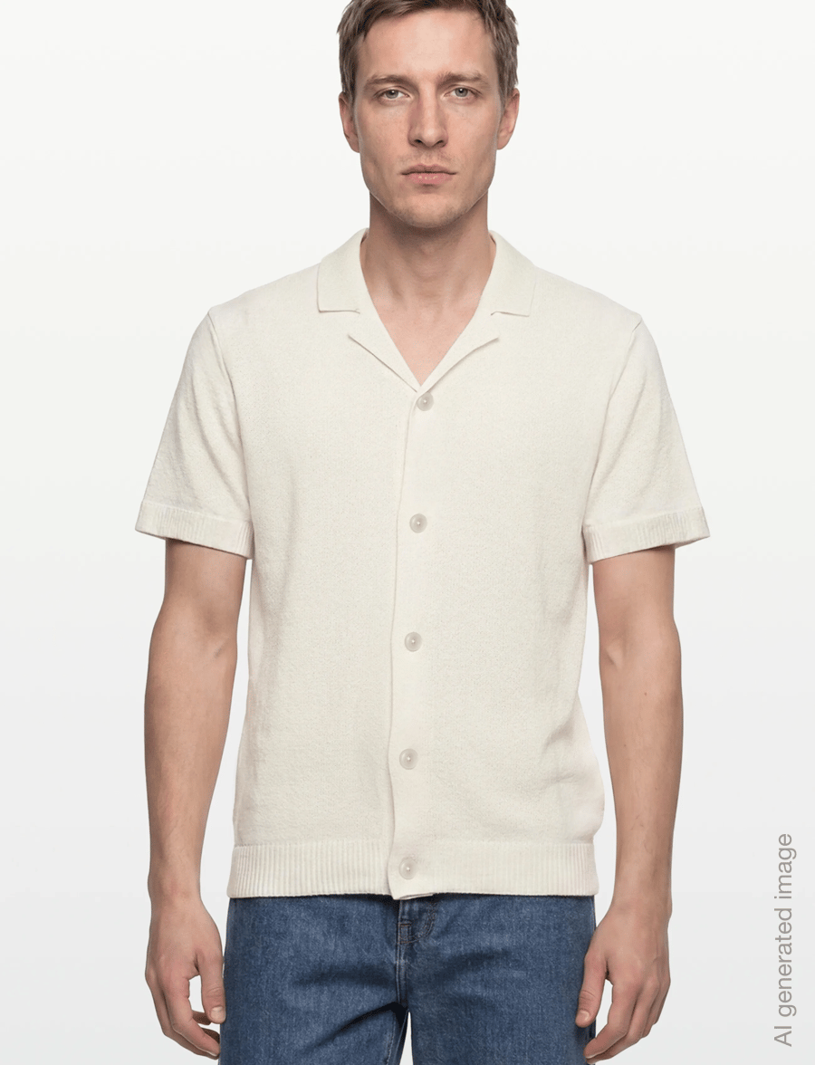 Casual Friday - CFLINDHOLM SS RESORT KNIT - polostrik - jet stream - 3