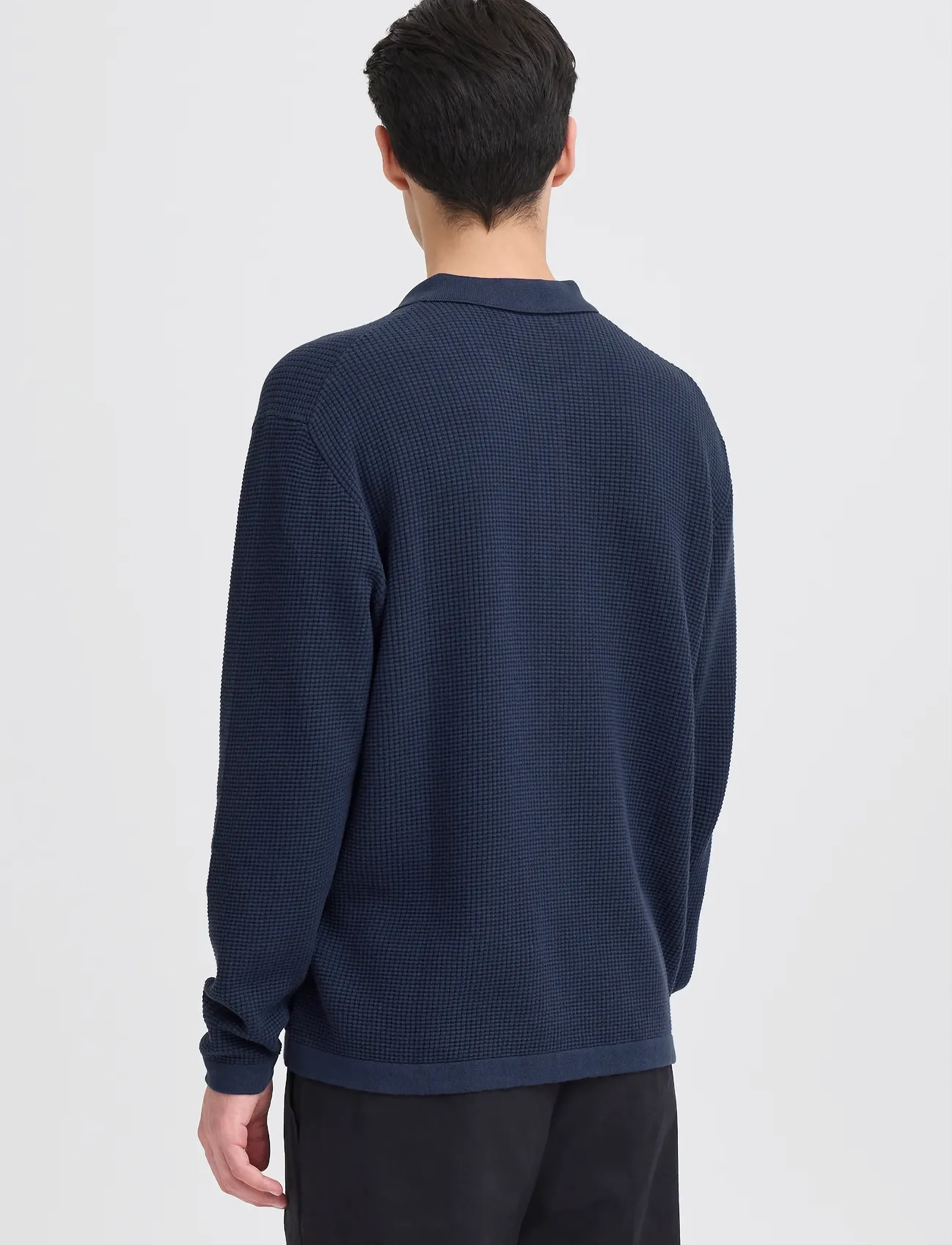 Casual Friday - CFSTENBERG LS CARDIGAN - cardigans - navy blazer - 4