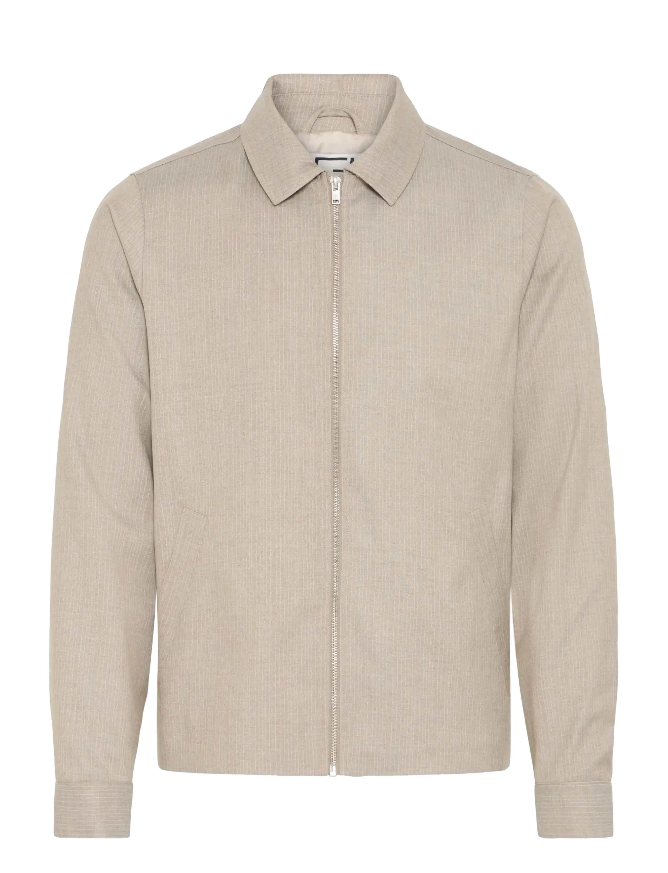 Casual Friday CFHAGLUND 0253 PIN SHACKET - Casual Friday - ISLAND FOSSIL / beige