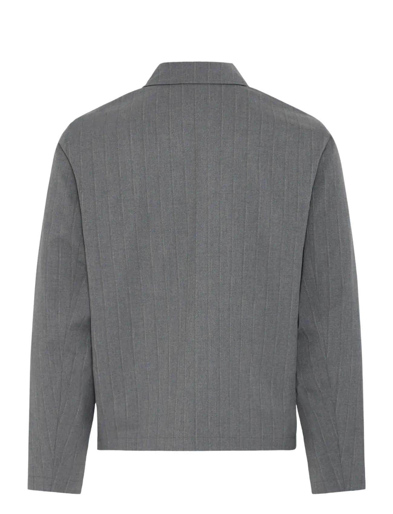 Casual Friday - CFGRAHN 0254 STRIPED SHACKET - frühlingsjacken - charcoal gray melange - 2