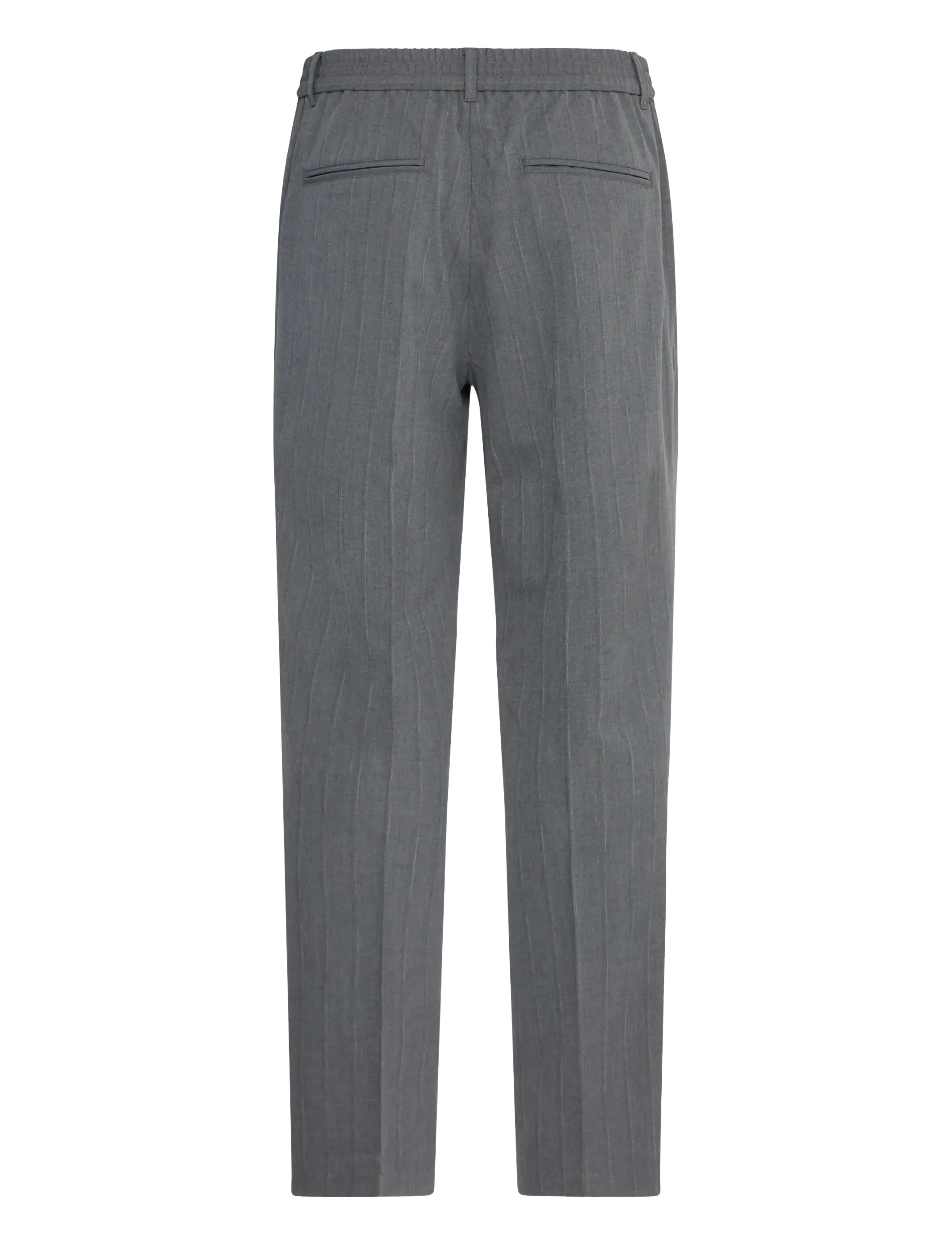 Casual Friday - CFMARC 2.0 STRIPED PANTS - casual bukser - charcoal gray melange - 2