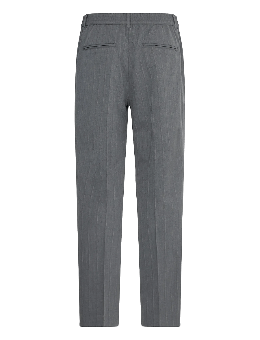 Casual Friday - CFMARC 2.0 STRIPED PANTS - vabaajapüksid - charcoal gray melange - 2