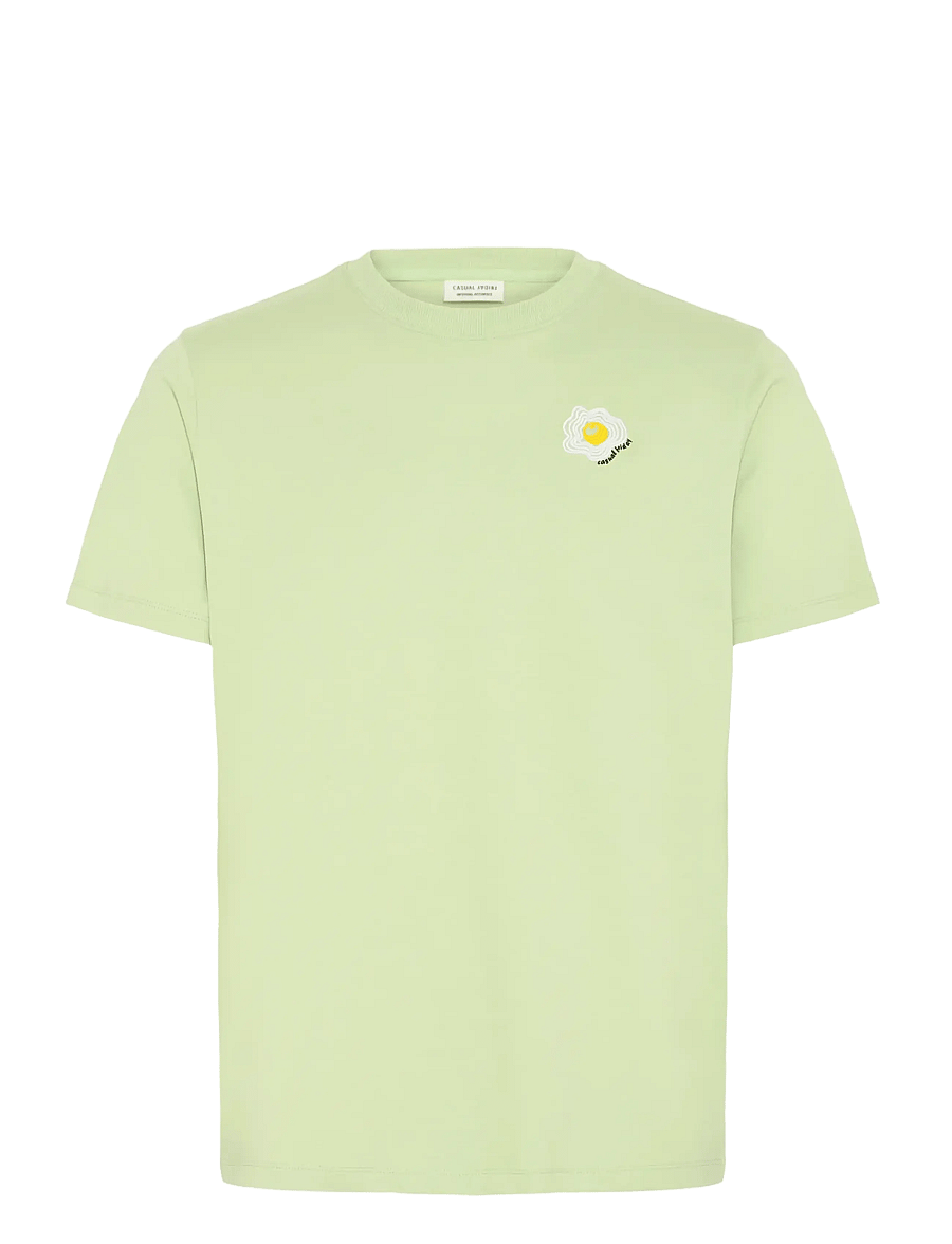 Casual Friday - CFBLOM 0255 TEE WITH EMB - lühikeste varrukatega t-särgid - swamp - 0