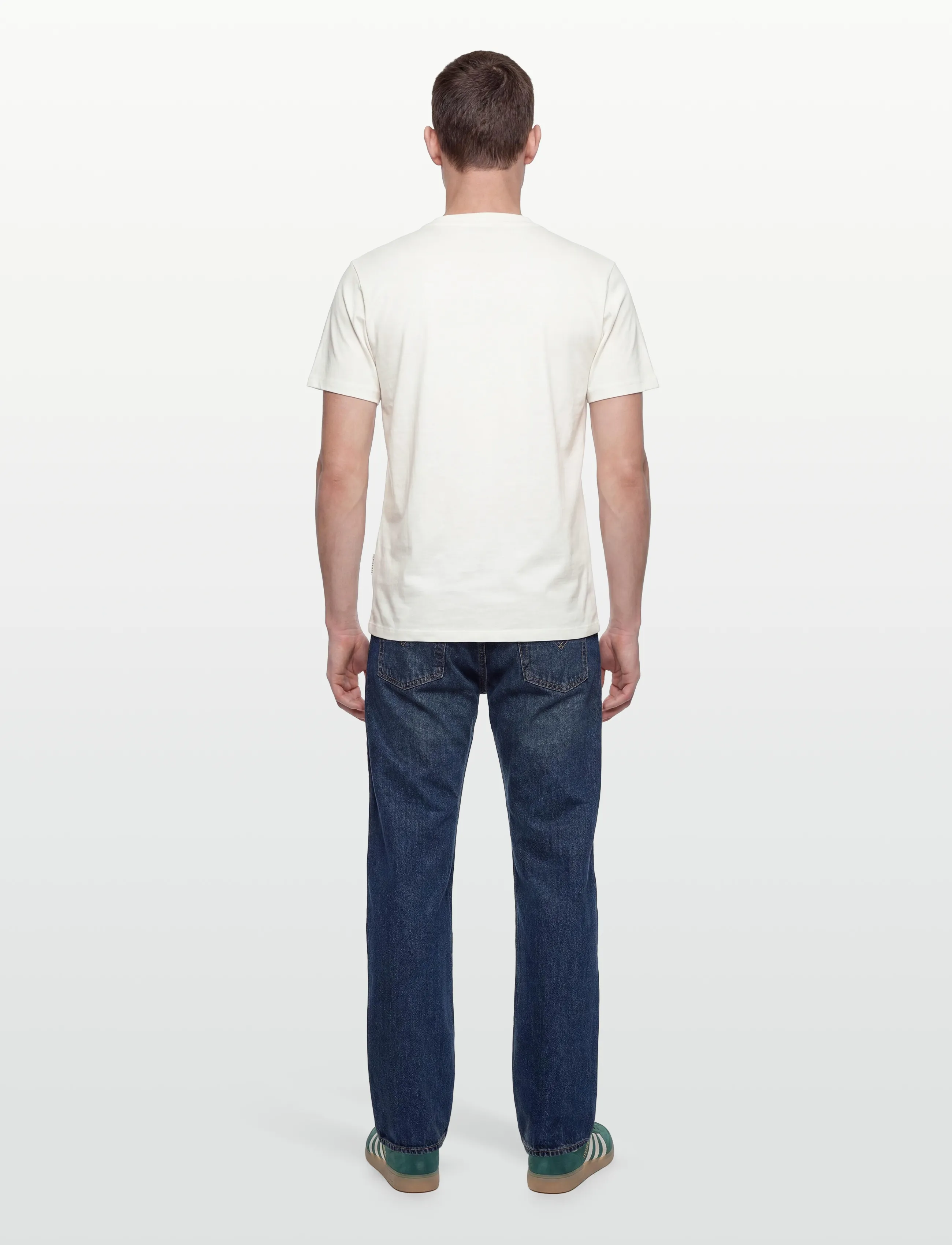 Casual Friday - CFLINDER 0255 TEE WITH EMB. - t-krekli ar īsām piedurknēm - snow white - 4