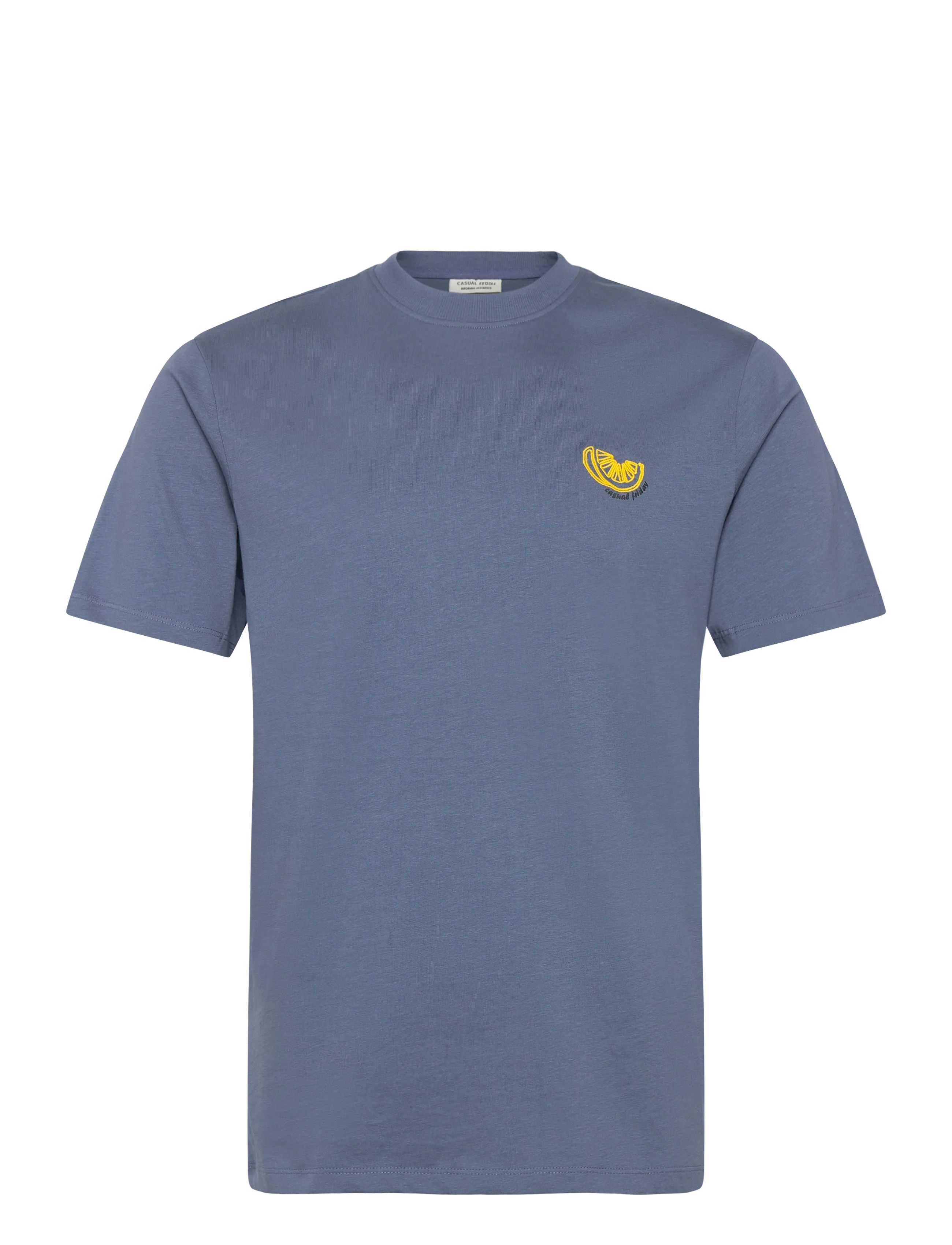 Casual Friday CFSUNDIN 0255 TEE WITH EMB. - Casual Friday - BERING SEA / blue
