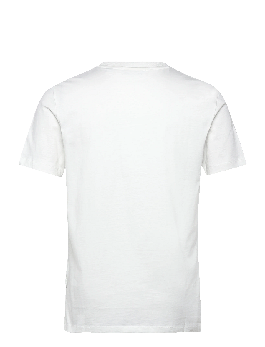 Casual Friday - CFSUNDIN 0255 TEE WITH EMB. - short-sleeved t-shirts - snow white - 2