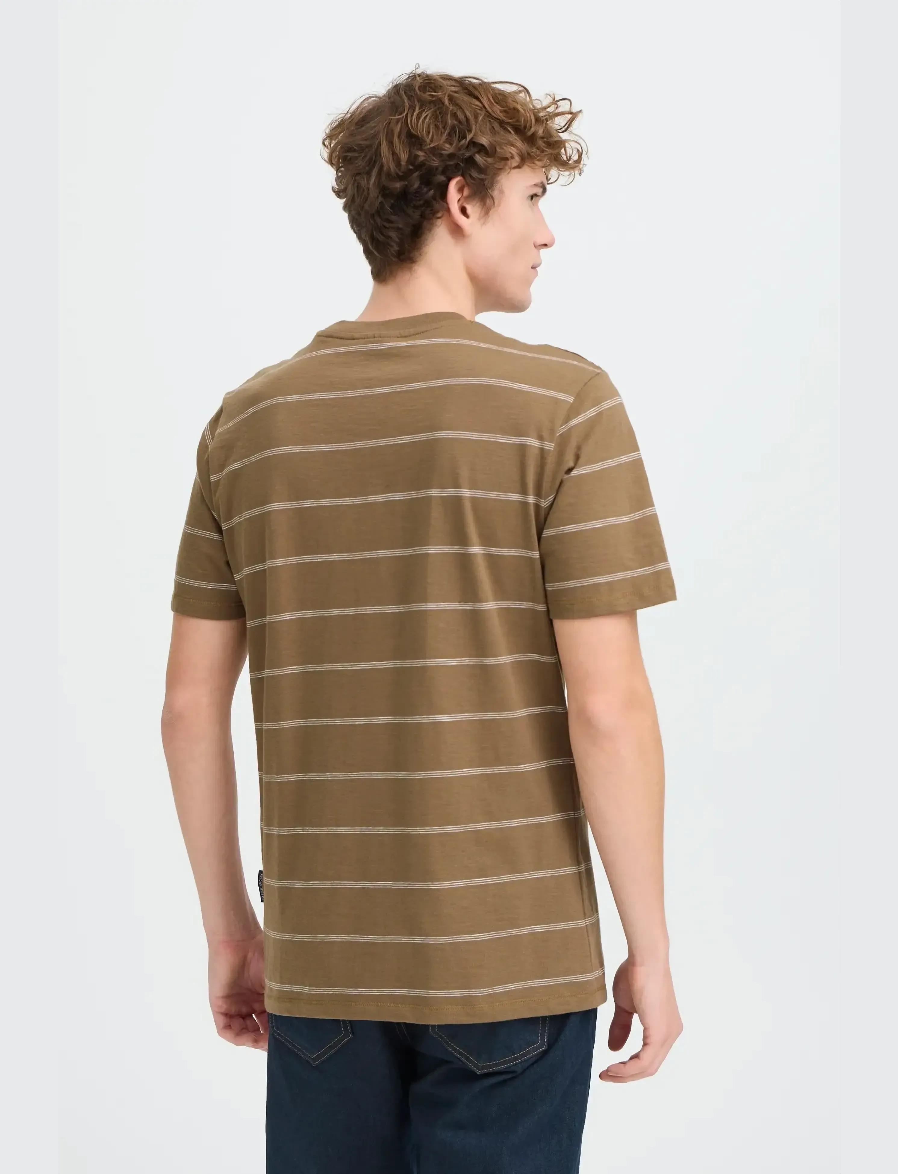 Casual Friday - CFLIE 0256 STRIPED SLUB TEE - kurzärmelig - cub - 4