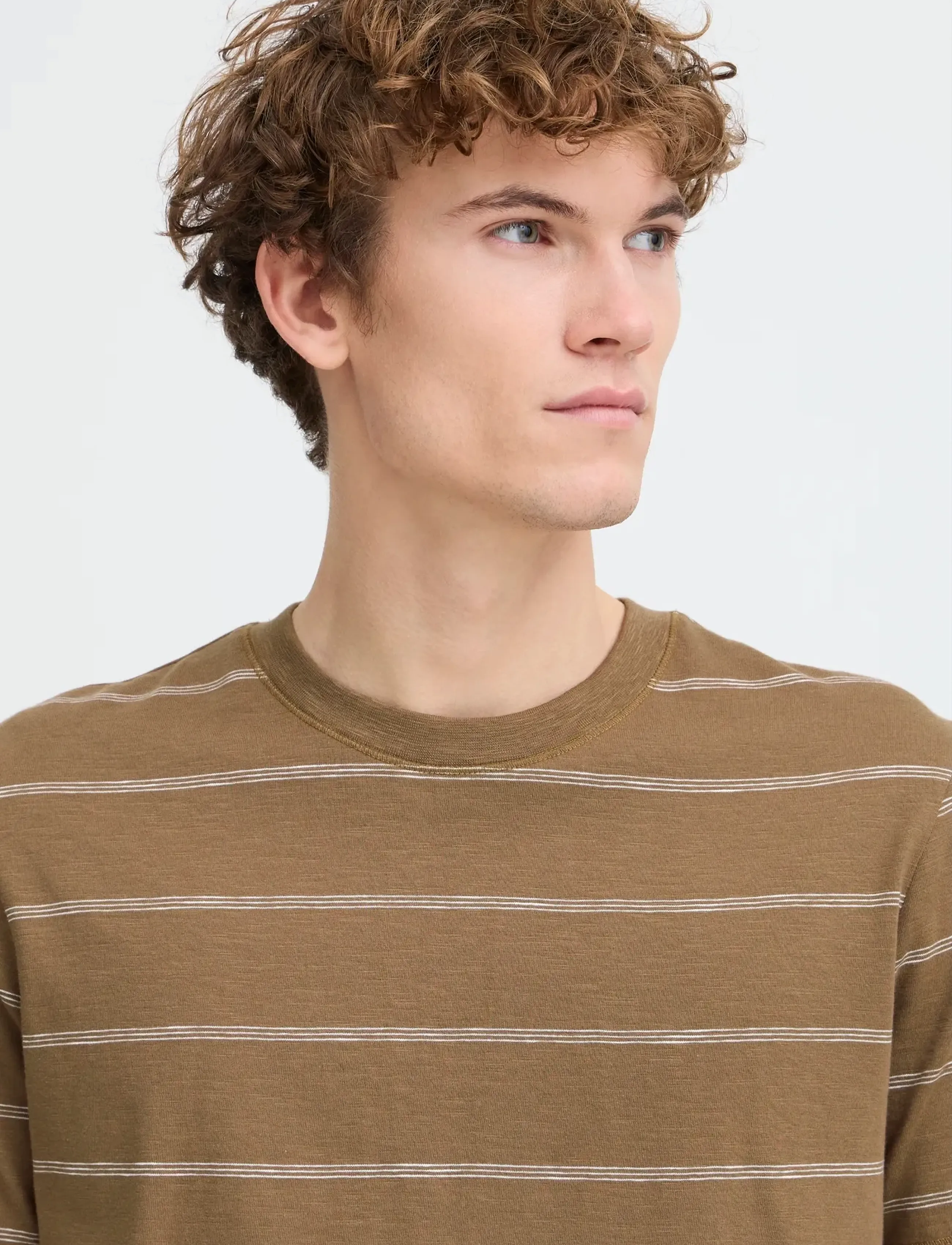 Casual Friday - CFLIE 0256 STRIPED SLUB TEE - kurzärmelig - cub - 5