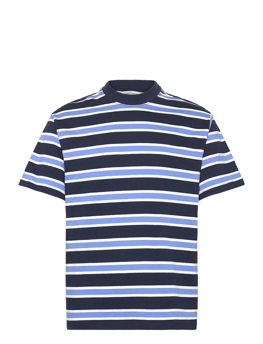 Casual Friday - CFMOBERG 0255 RELAXED TEE - short-sleeved t-shirts - navy blazer - 1