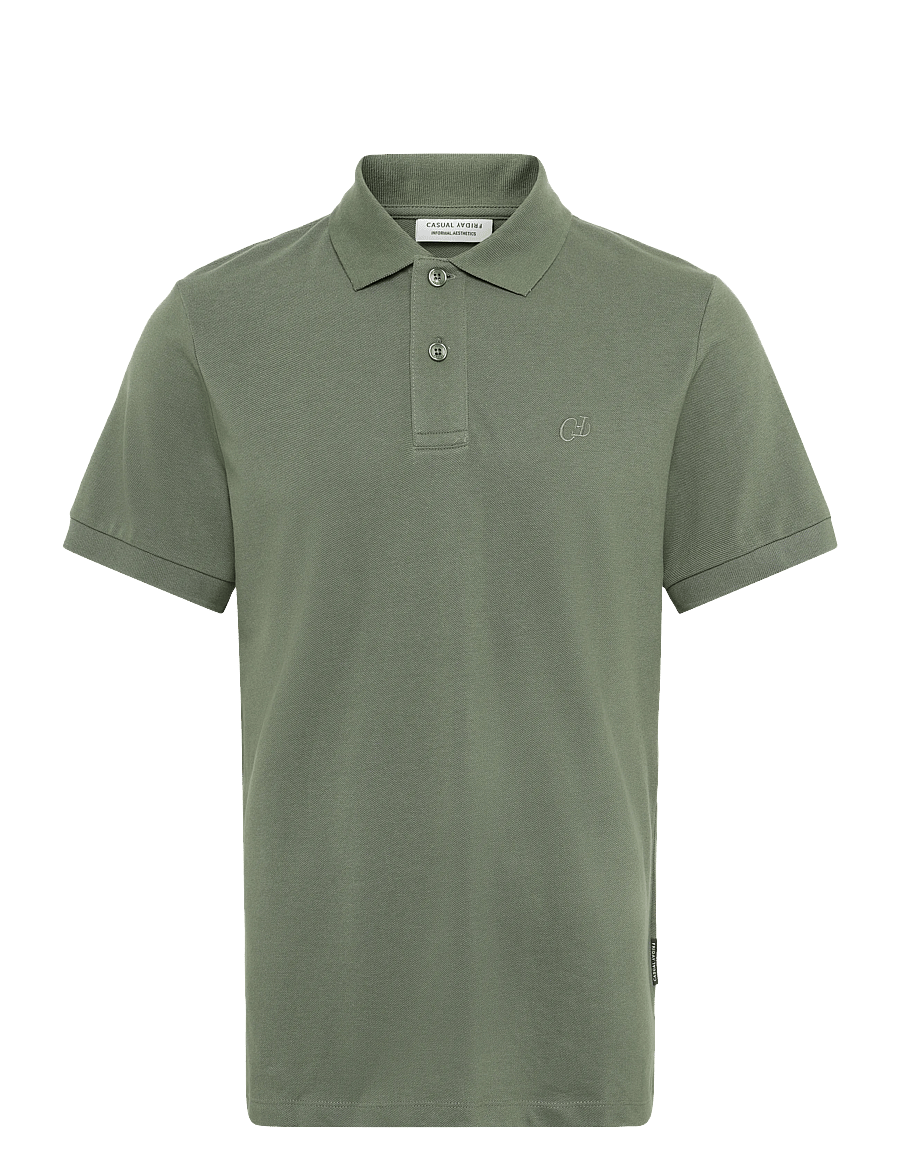 Casual Friday - CFSOLHEIM 0257 POLO PIQUE - kortærmede poloer - beetle - 0