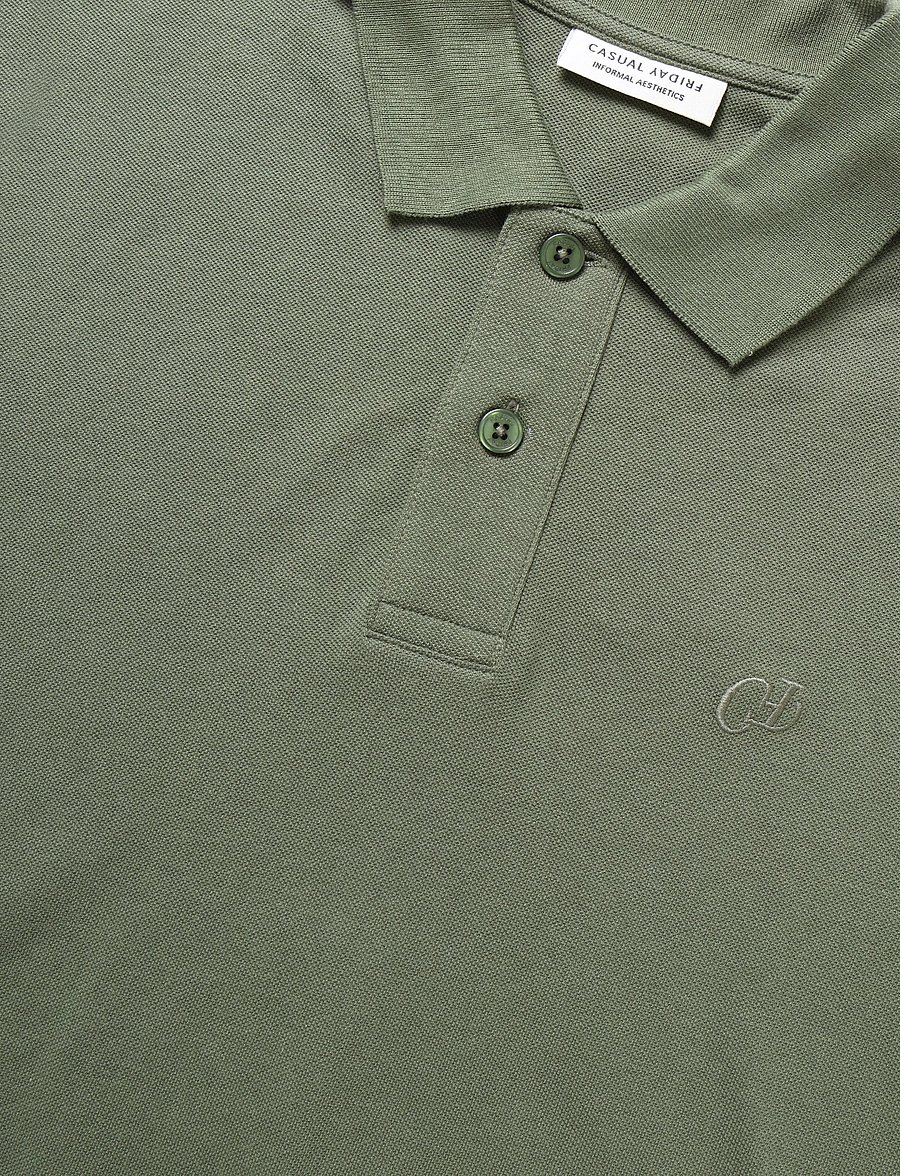 Casual Friday - CFSOLHEIM 0257 POLO PIQUE - kortærmede poloer - beetle - 2