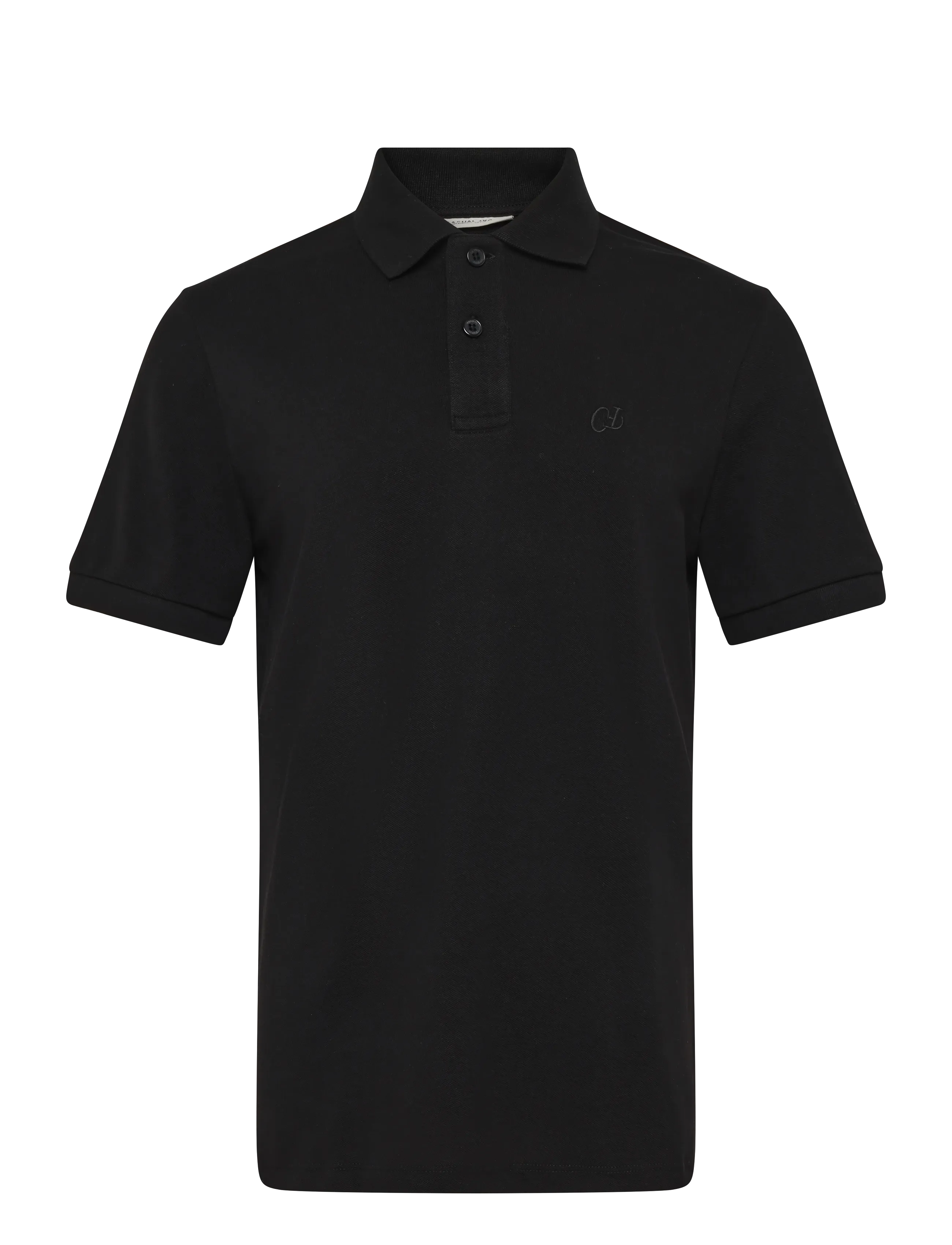 Casual Friday Cfsolheim 0257 Polo Pique, S, Black, Poloer > Kortærmede, Herre