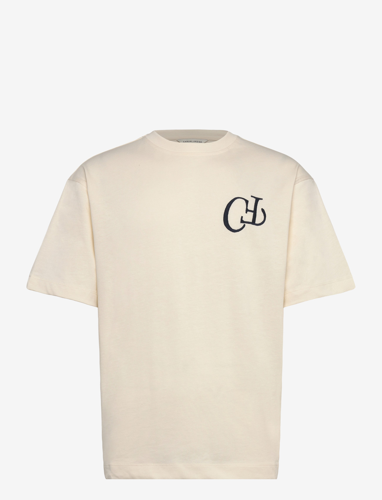 Casual Friday - CFKARLBERG RELAXED TEE - short-sleeved t-shirts - cloud dancer - 1