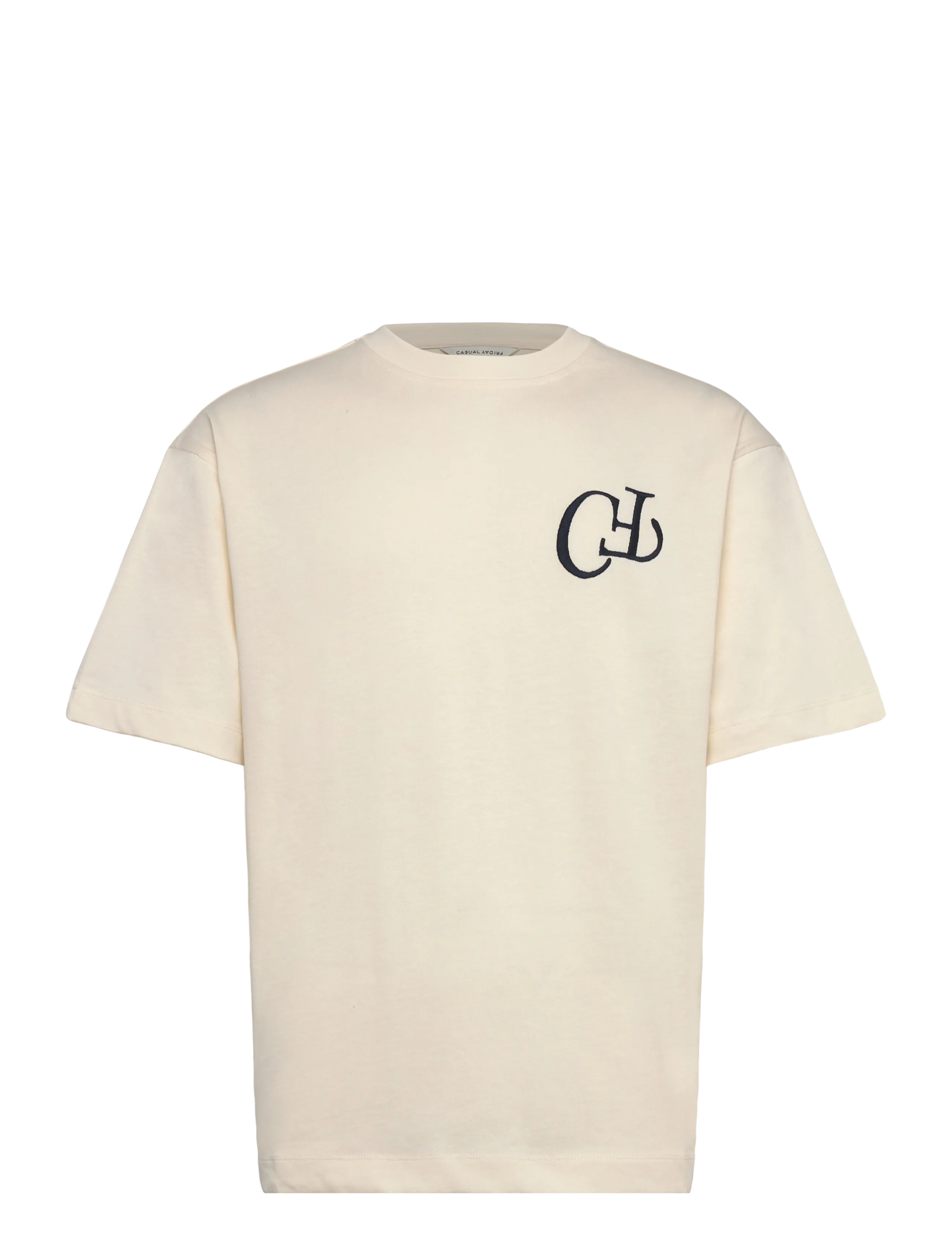 Casual Friday CFKARLBERG RELAXED TEE - T-shirts - CLOUD DANCER / cream